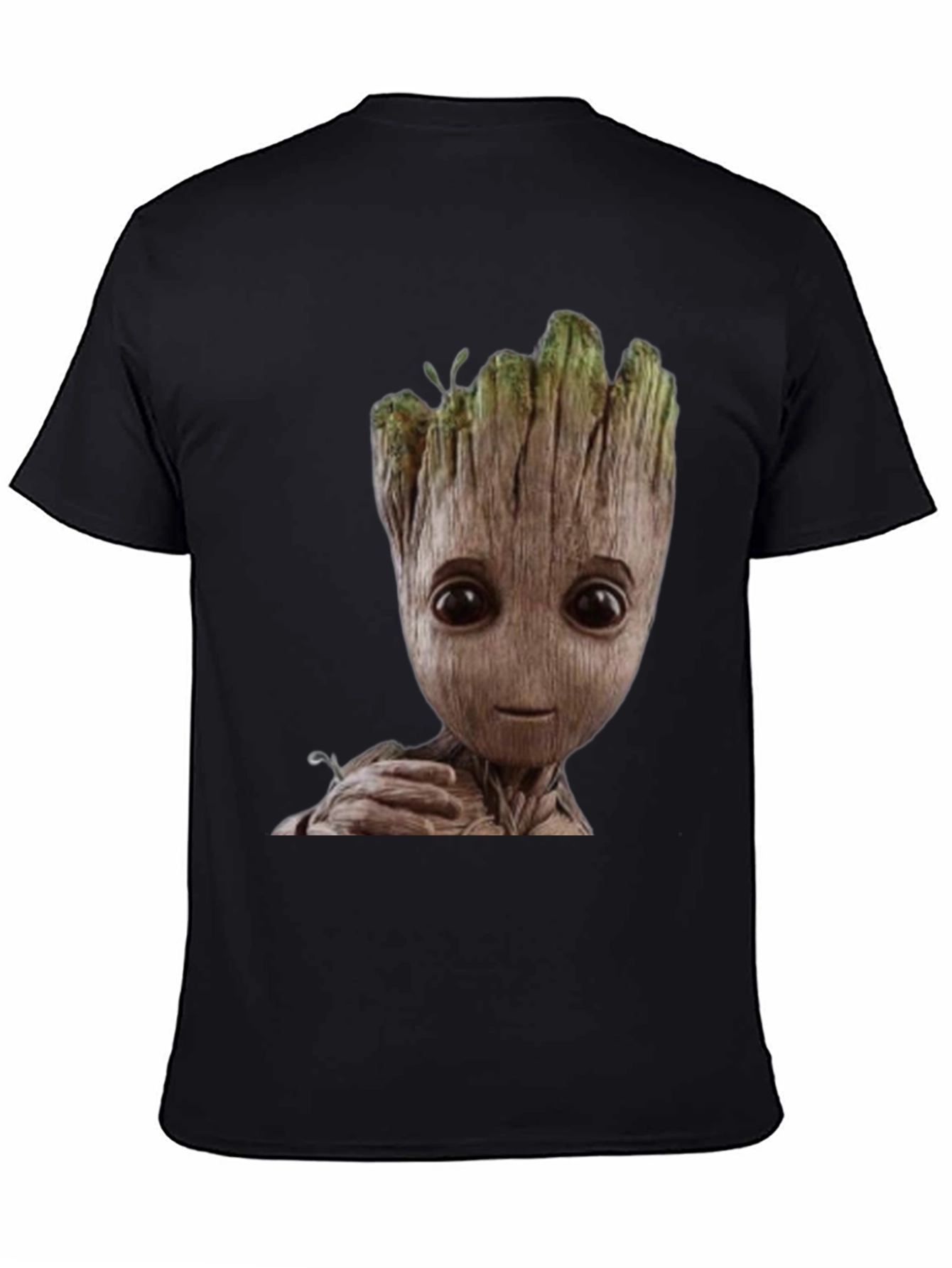Groot Graphic Print Black T-Shirt