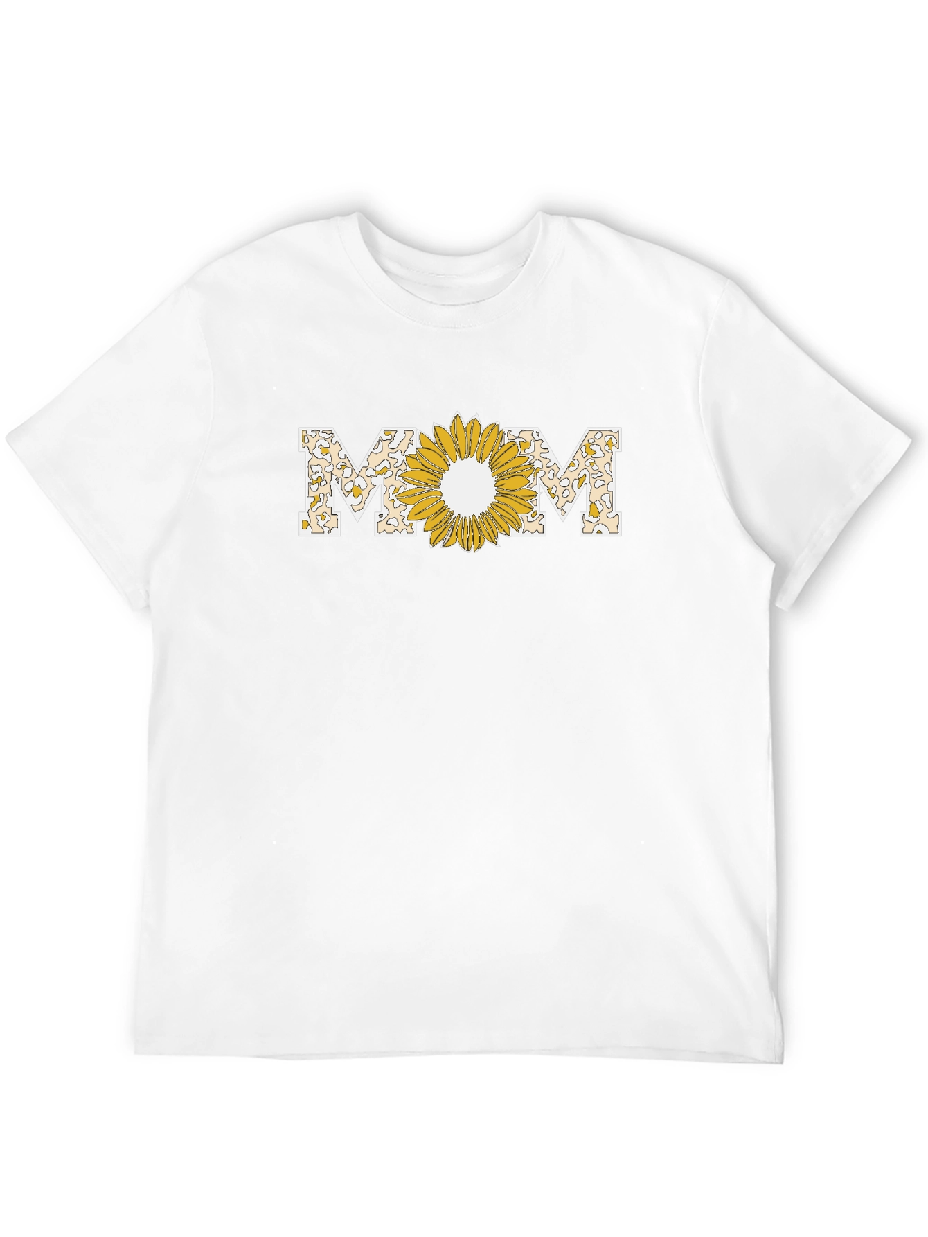 Sunflower MOM Graphic T-Shirt - Black