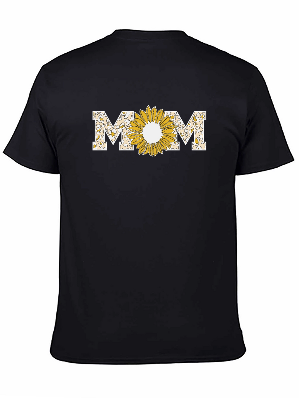 Sunflower MOM Graphic T-Shirt - Black