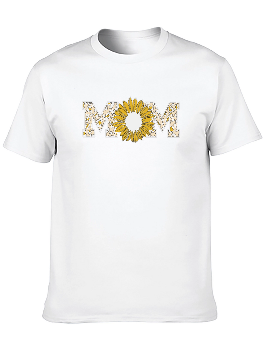 Sunflower MOM Graphic T-Shirt - Black