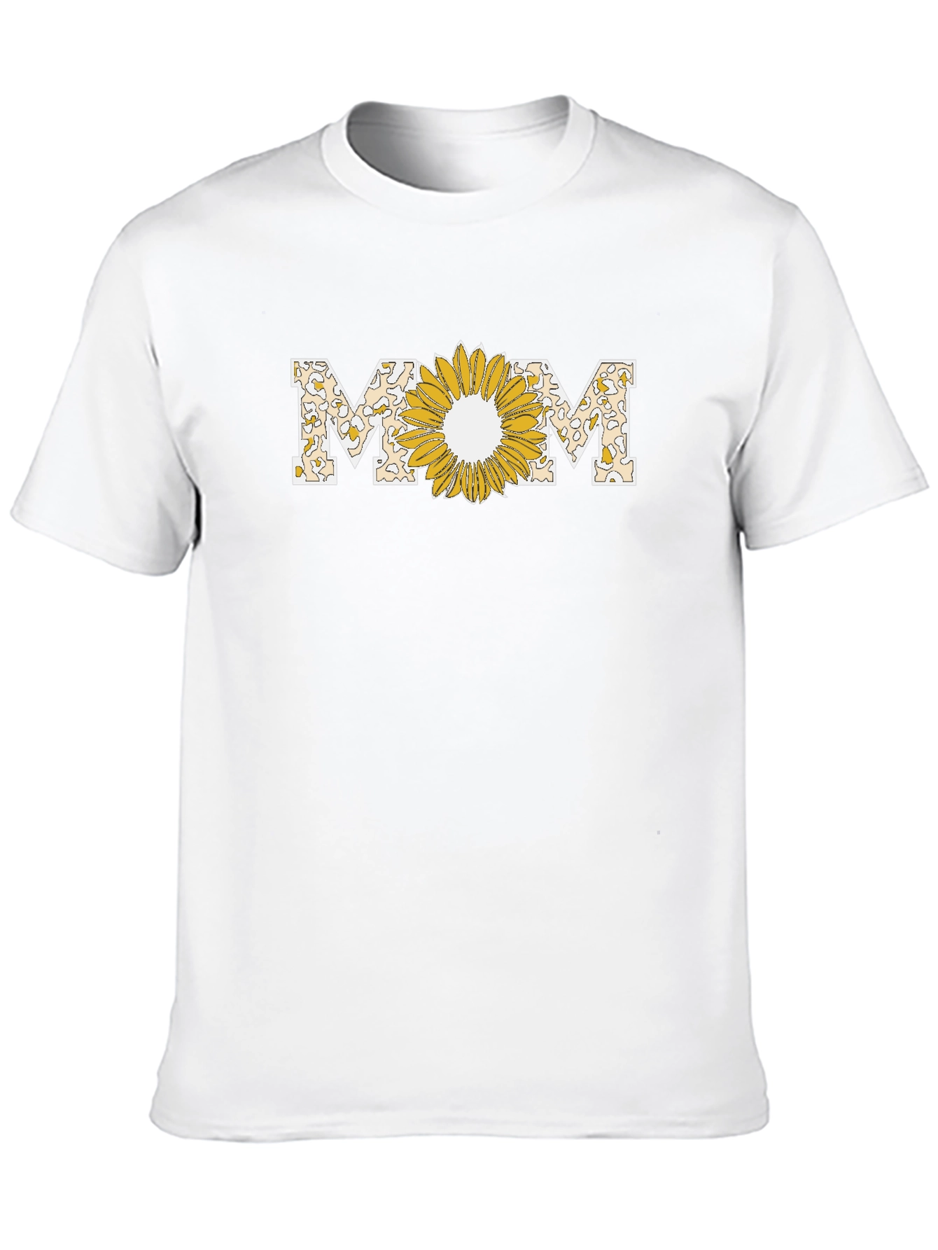 Sunflower MOM Graphic T-Shirt - Black