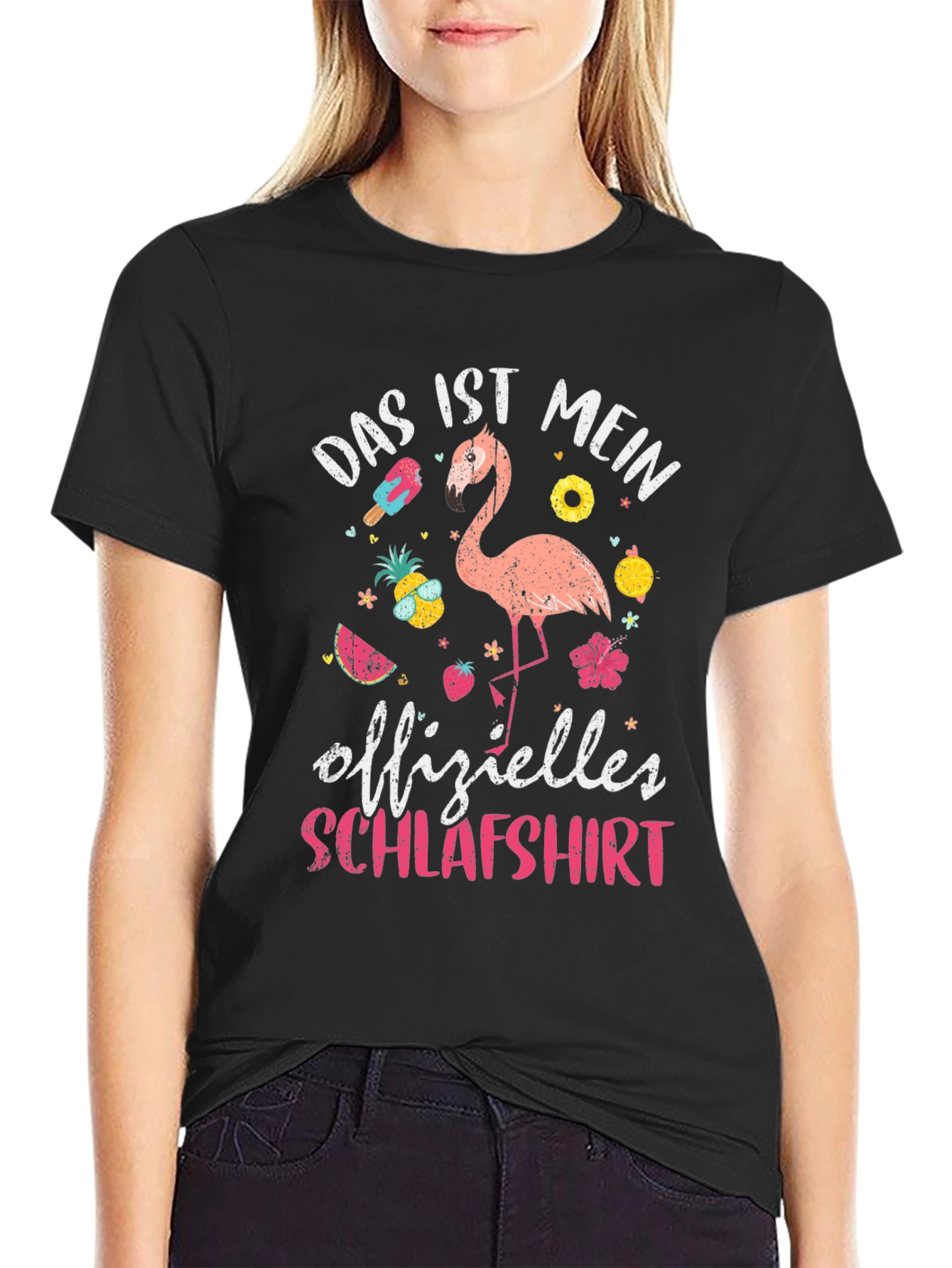Das Ist Mein Schlafshirt Flamingo T-Shirt