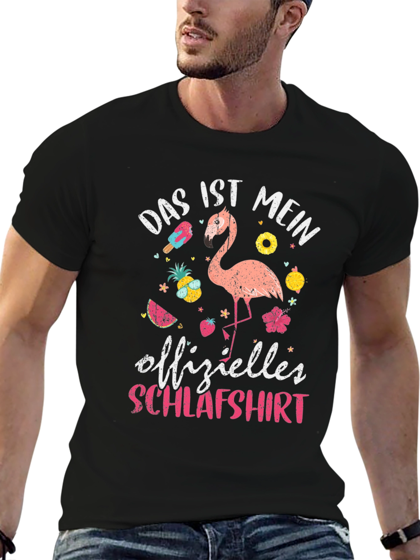 Das Ist Mein Schlafshirt Flamingo T-Shirt