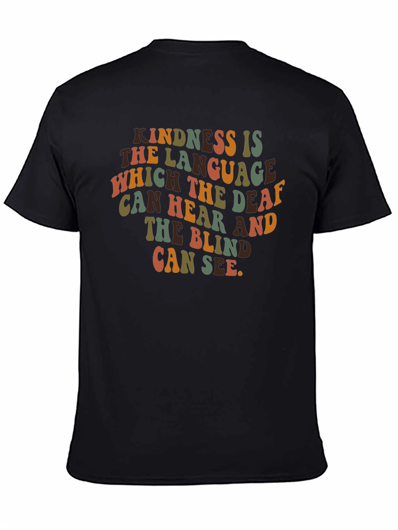 Kindness is the Language T-Shirt - Retro Style