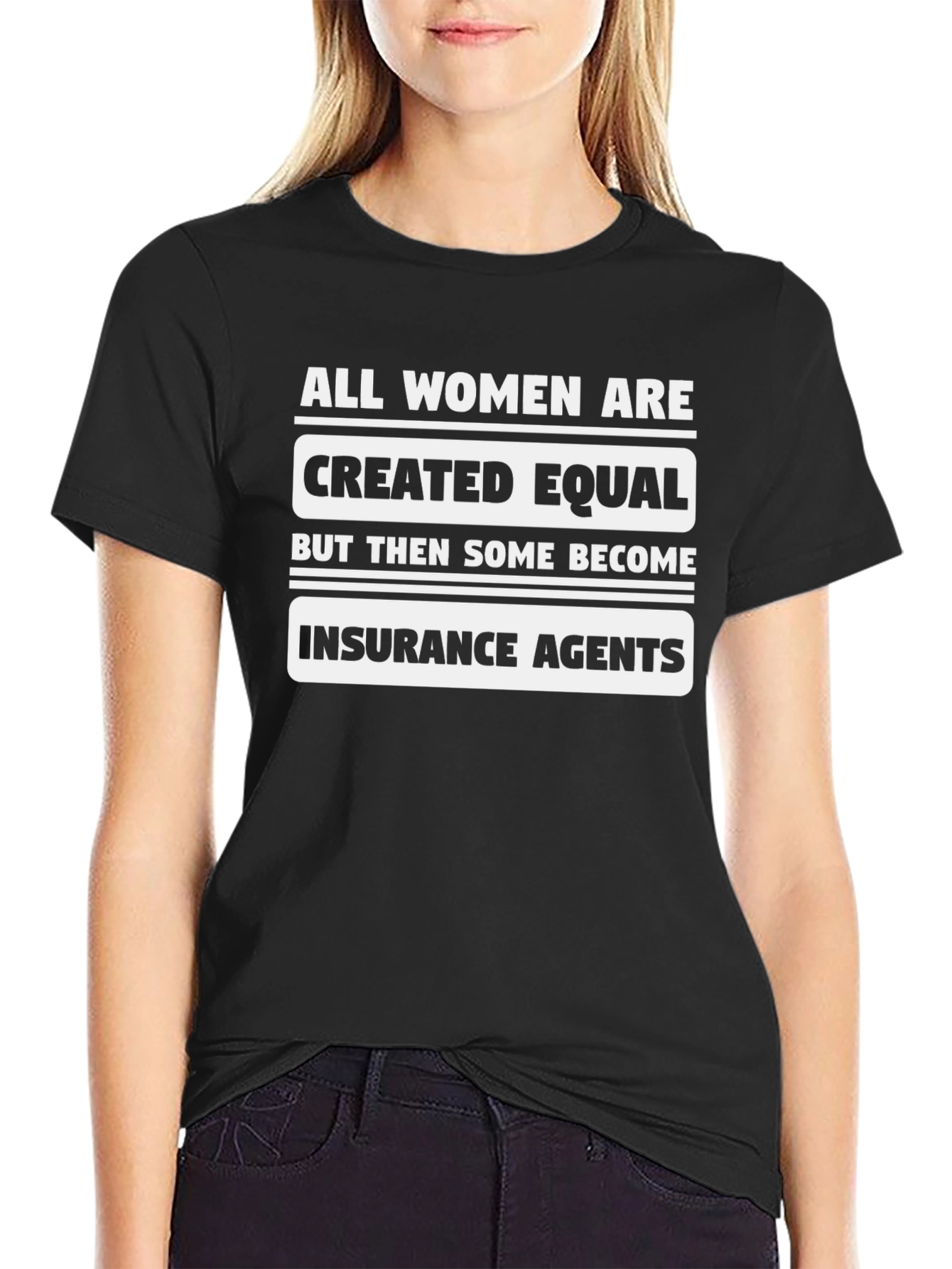 Funny Insurance Agent Womens T-Shirt