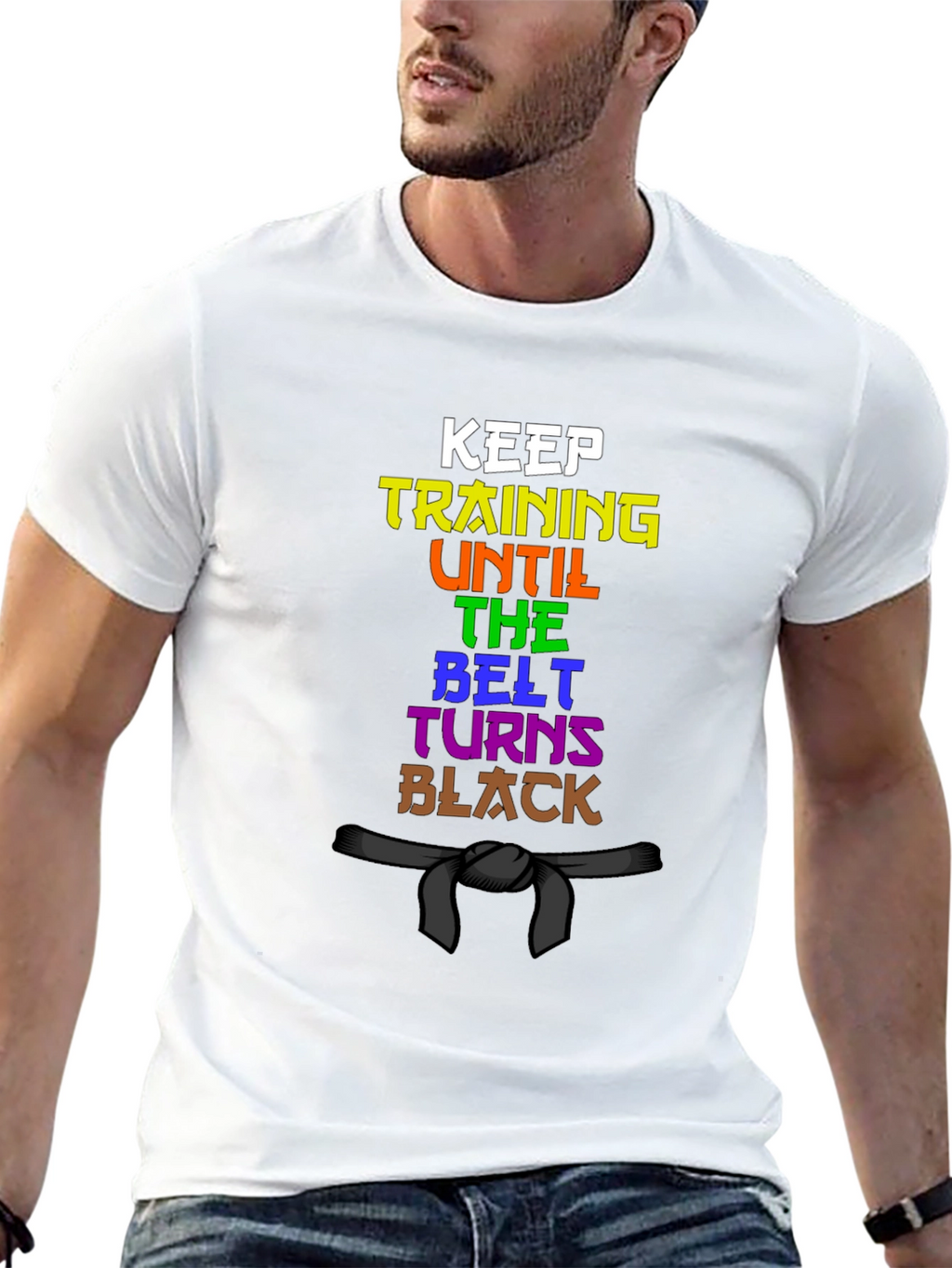 Keep Training Until The Belt Turns Black T-Shirt