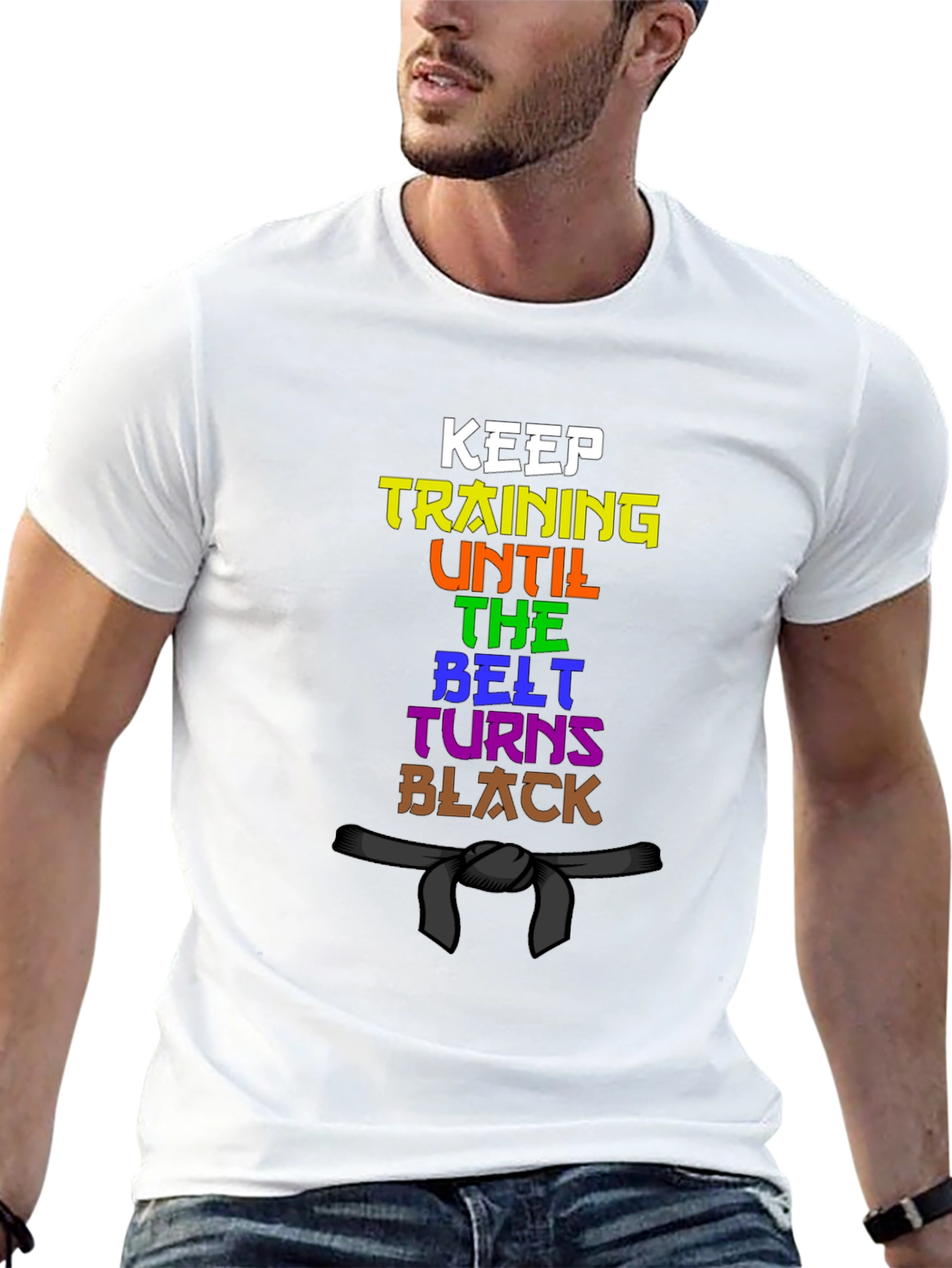 Keep Training Until The Belt Turns Black T-Shirt