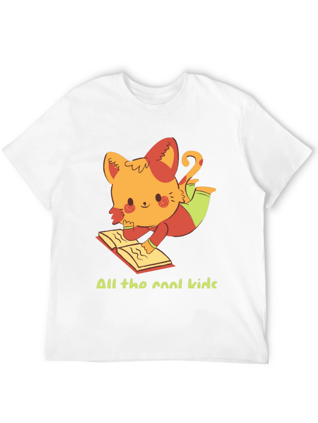 Cool Cat Reader T-Shirt