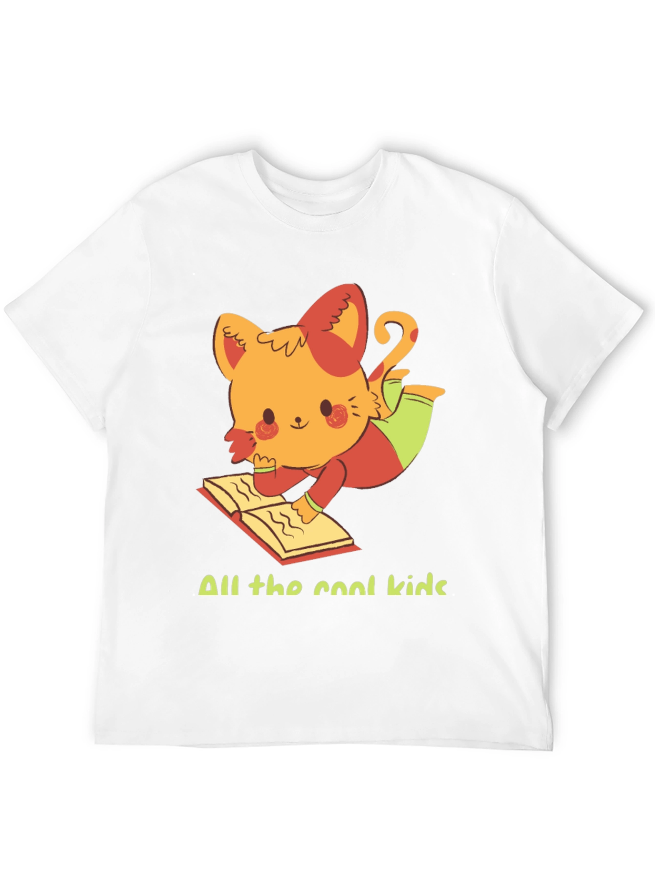 Cool Cat Reader T-Shirt