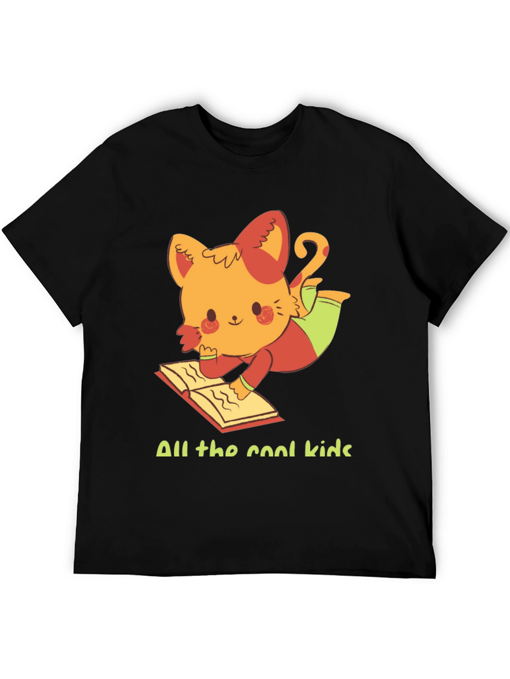 Cool Cat Reader T-Shirt