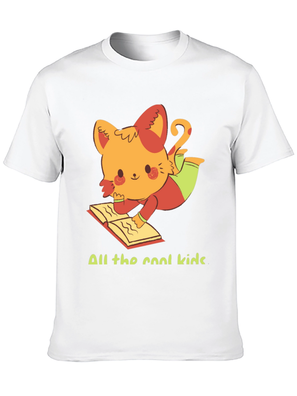 Cool Cat Reader T-Shirt