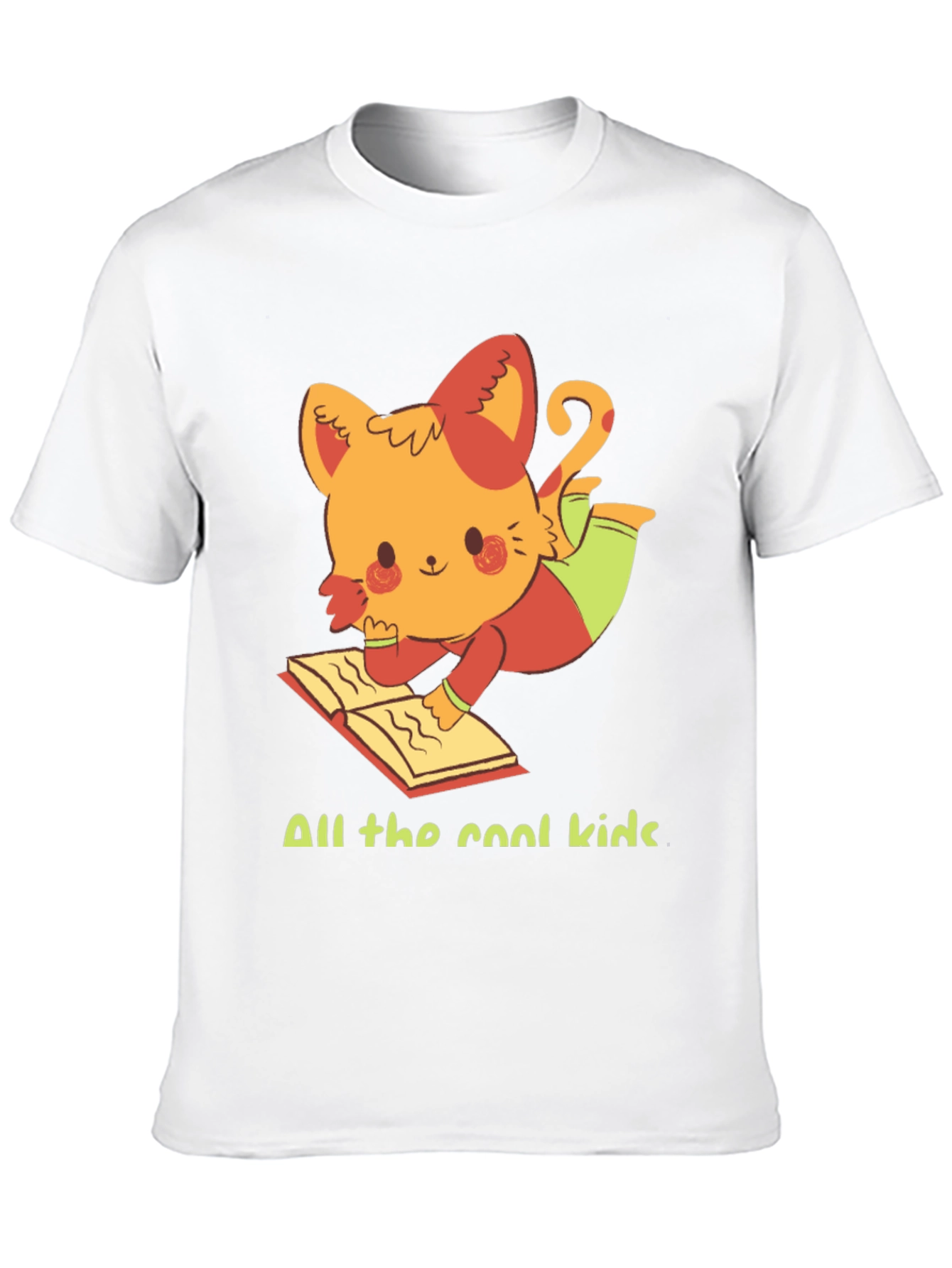 Cool Cat Reader T-Shirt