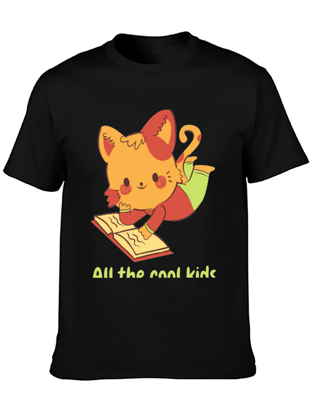 Cool Cat Reader T-Shirt