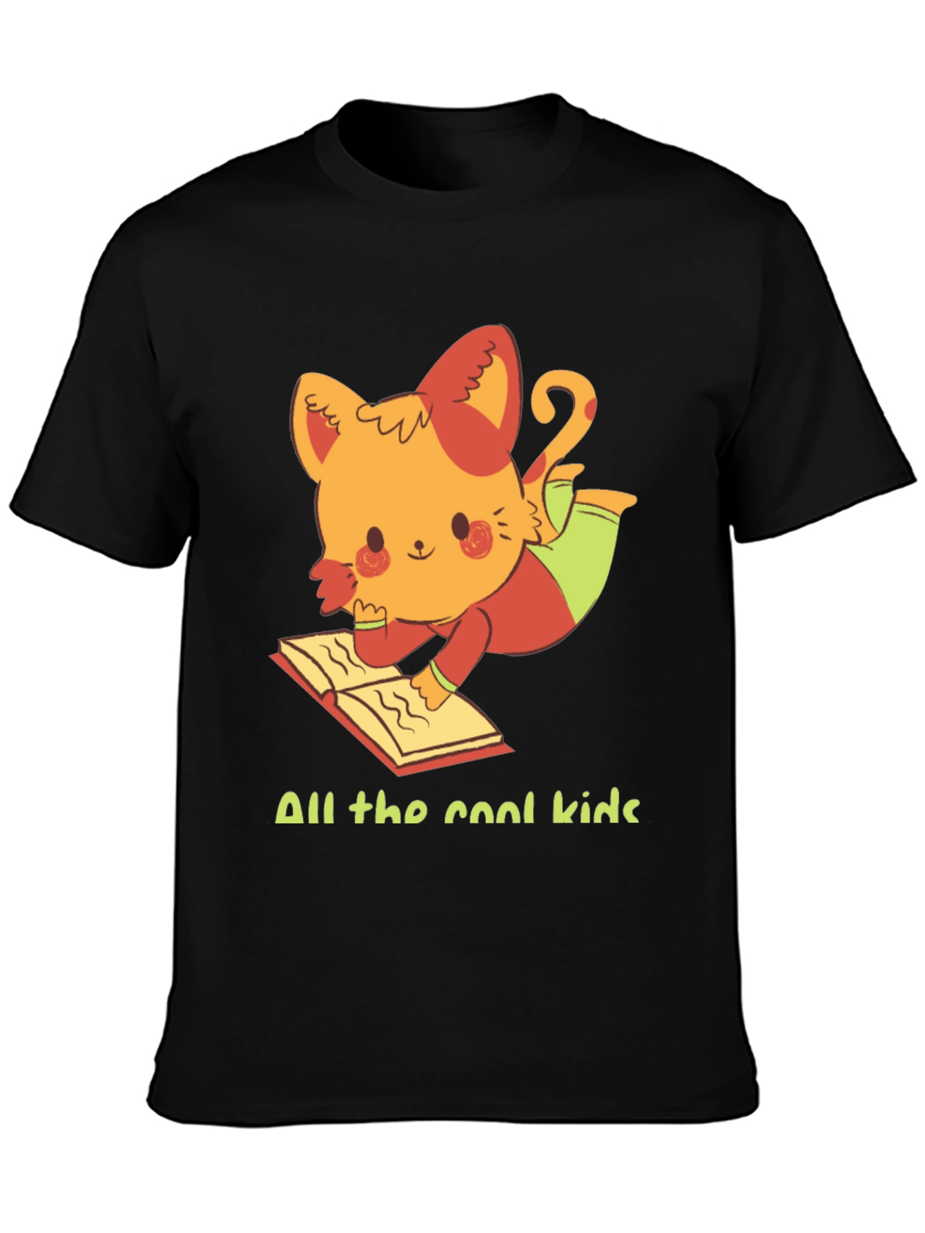 Cool Cat Reader T-Shirt