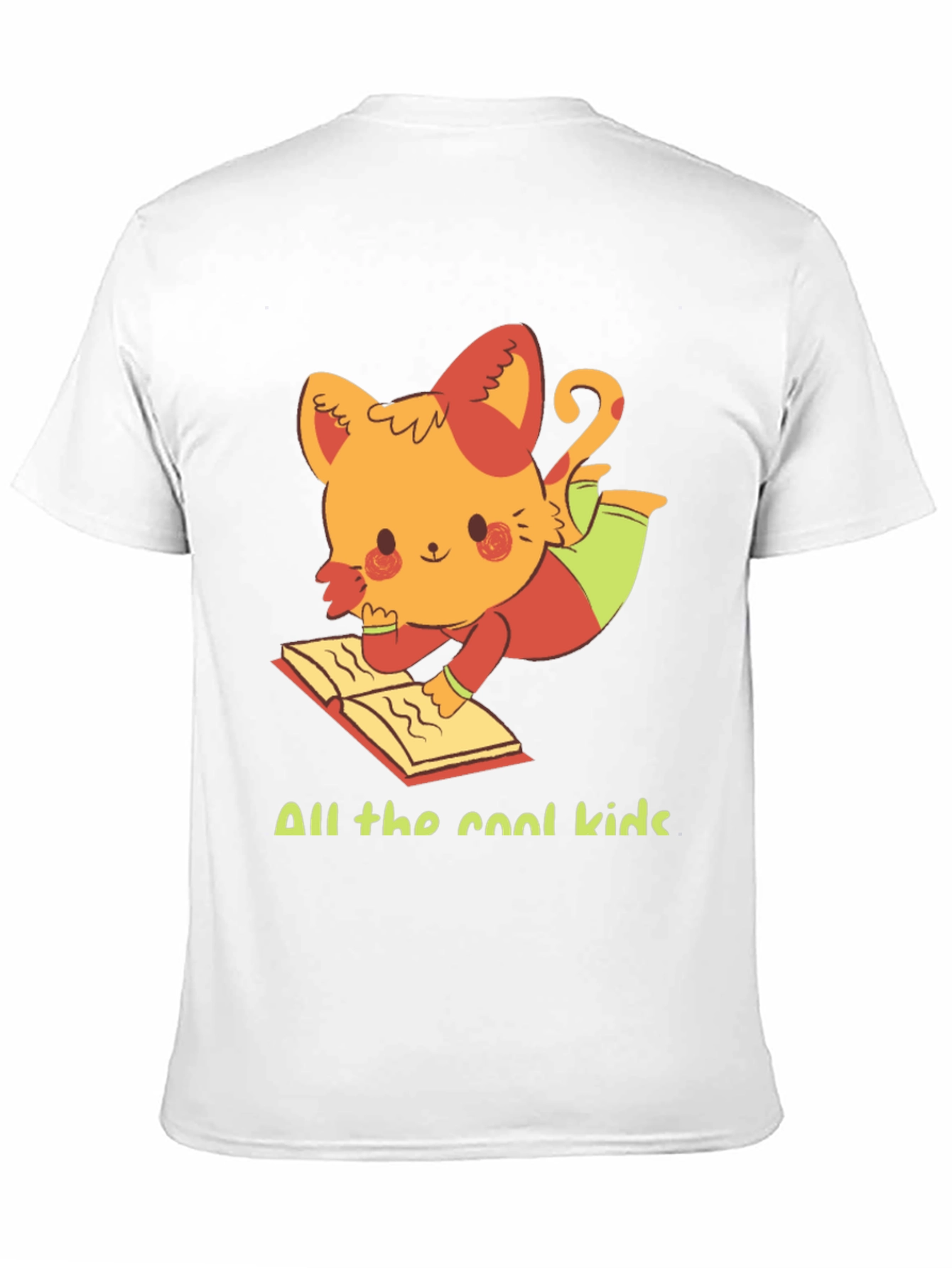 Cool Cat Reader T-Shirt