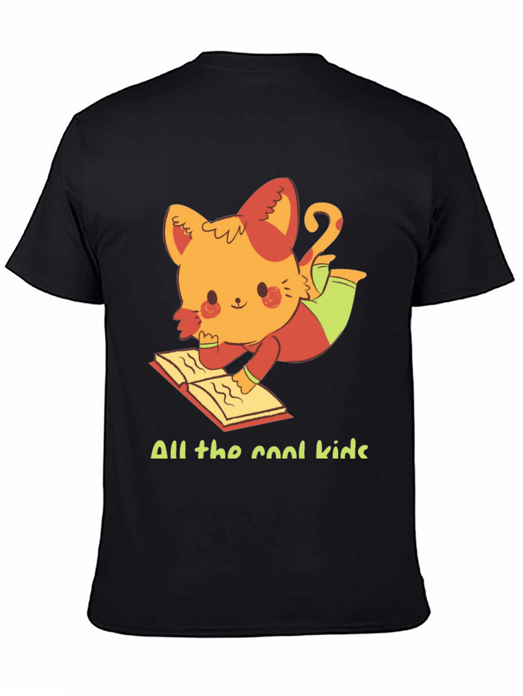 Cool Cat Reader T-Shirt