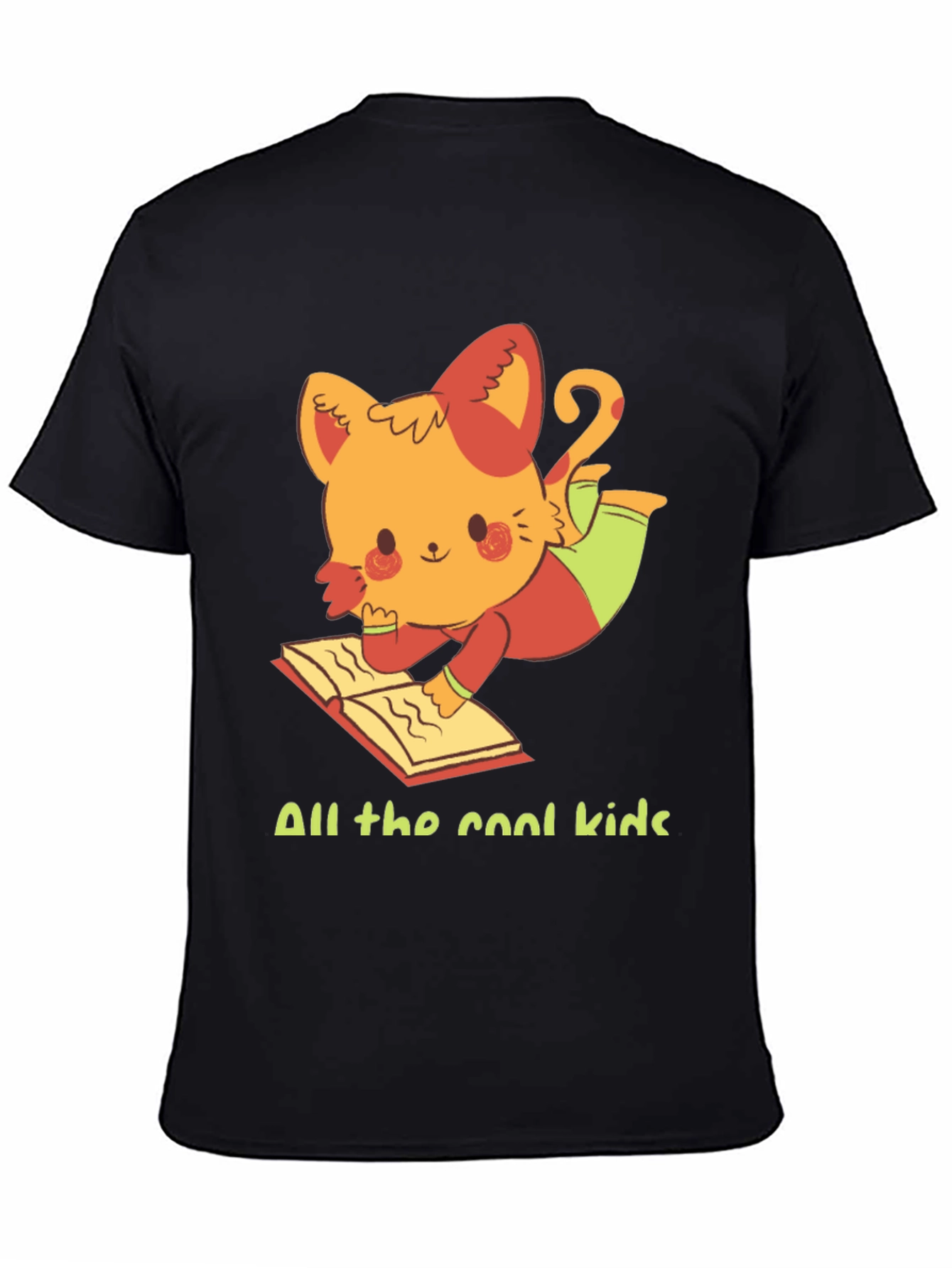 Cool Cat Reader T-Shirt