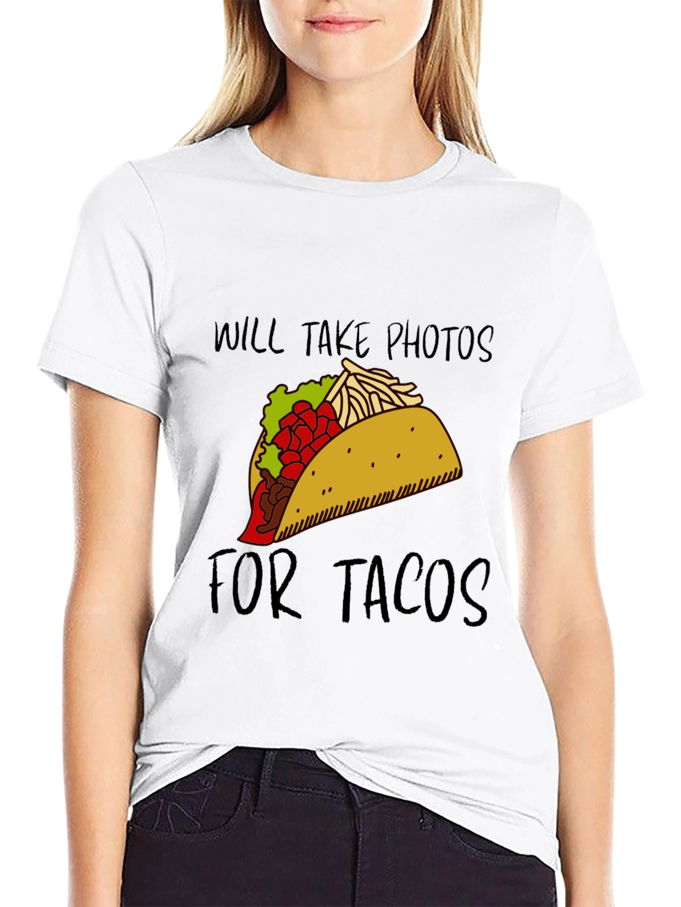 Will Take Photos For Tacos Graphic Tee
