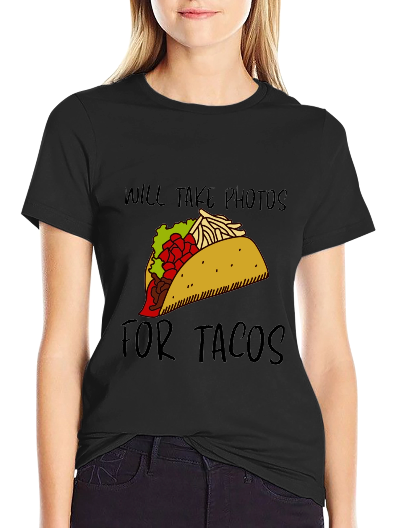 Will Take Photos For Tacos Graphic Tee