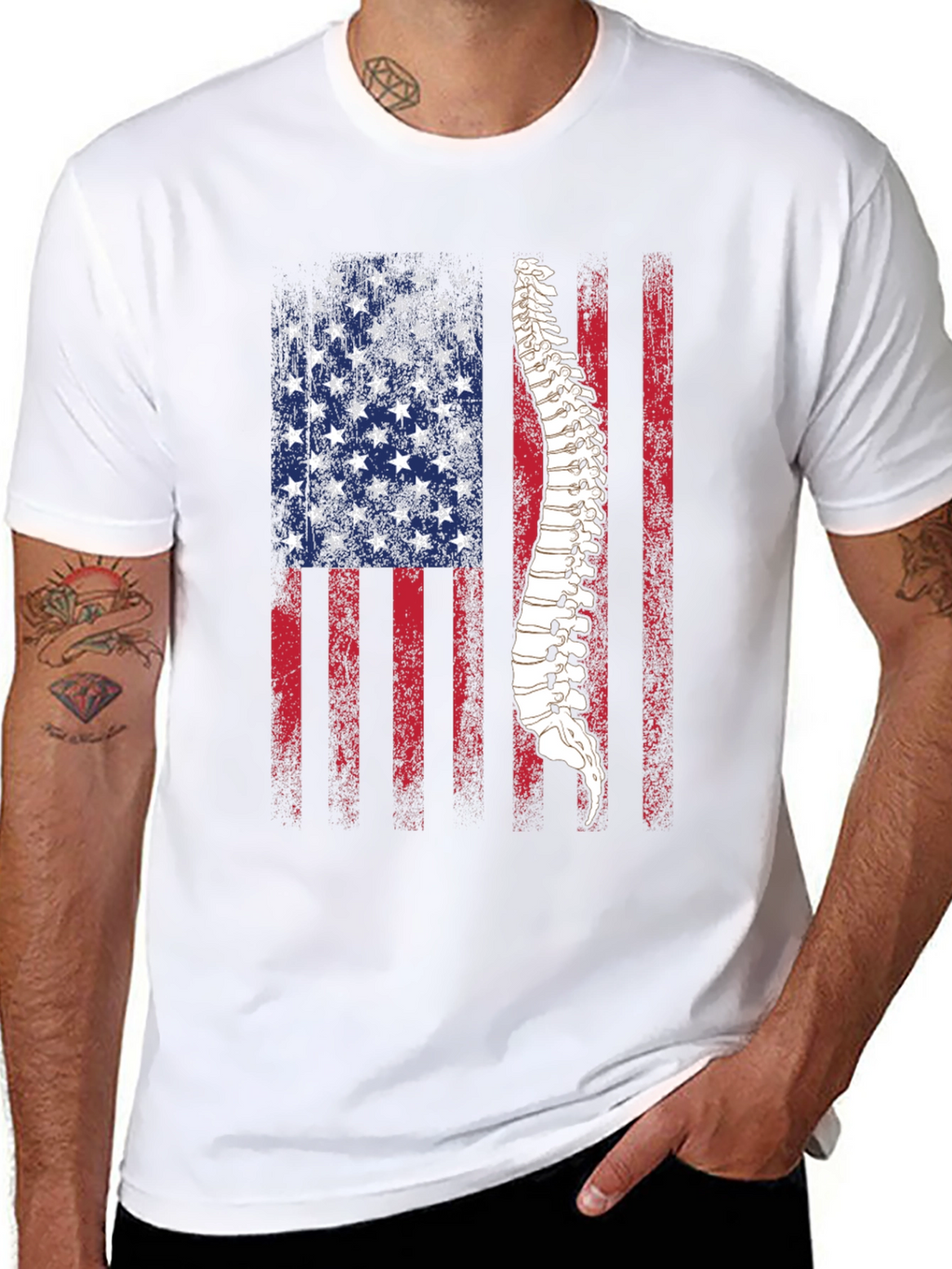 Chiropractor Patriotic T-Shirt