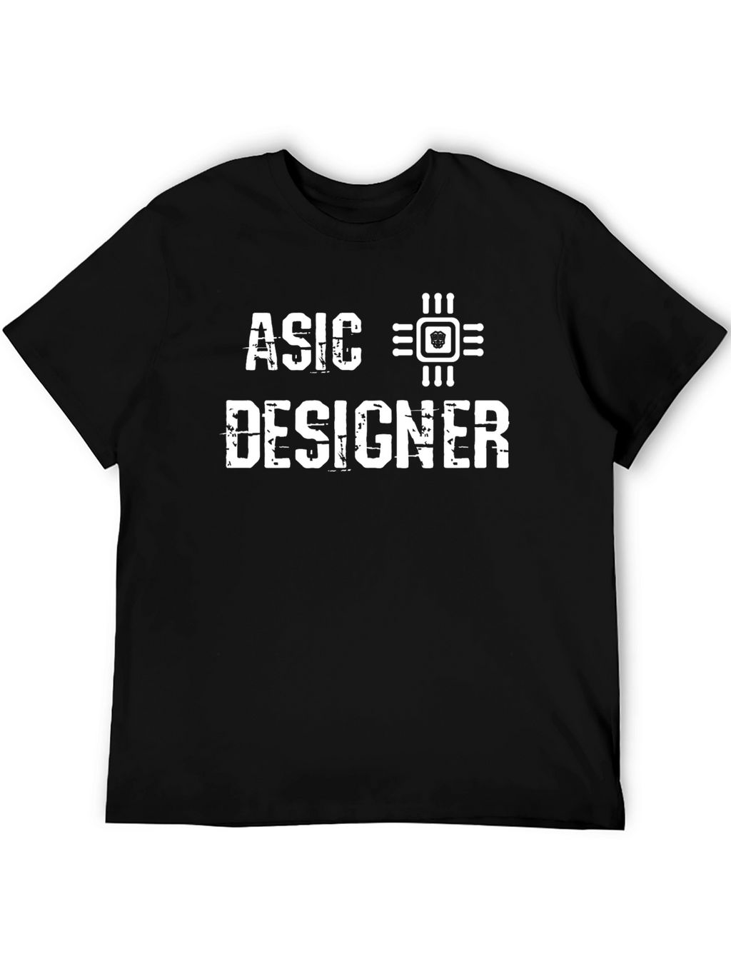 ASIC Designer Black T-Shirt - Tech Enthusiast Apparel