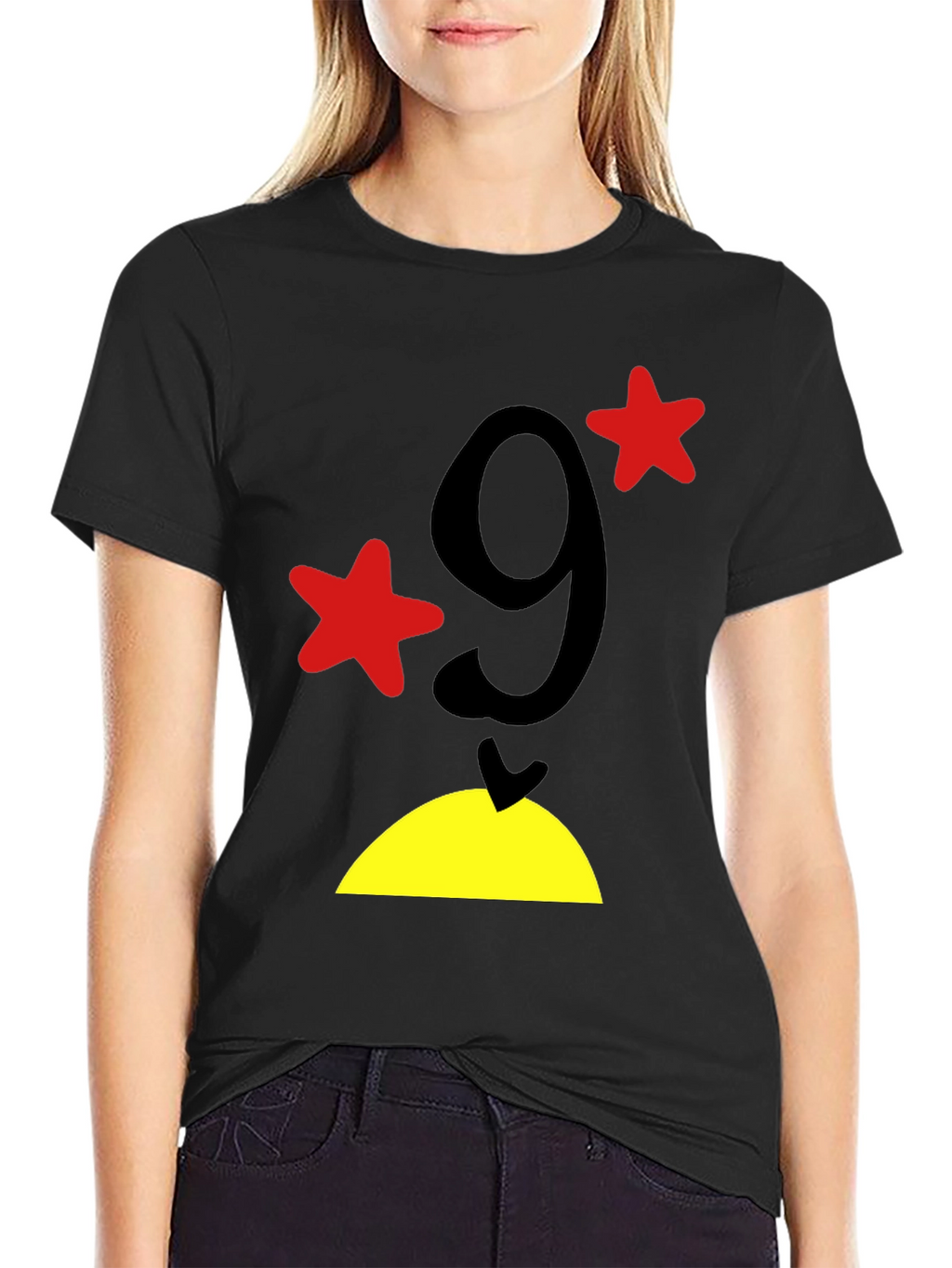 Funny Number 9 Graphic T-Shirt