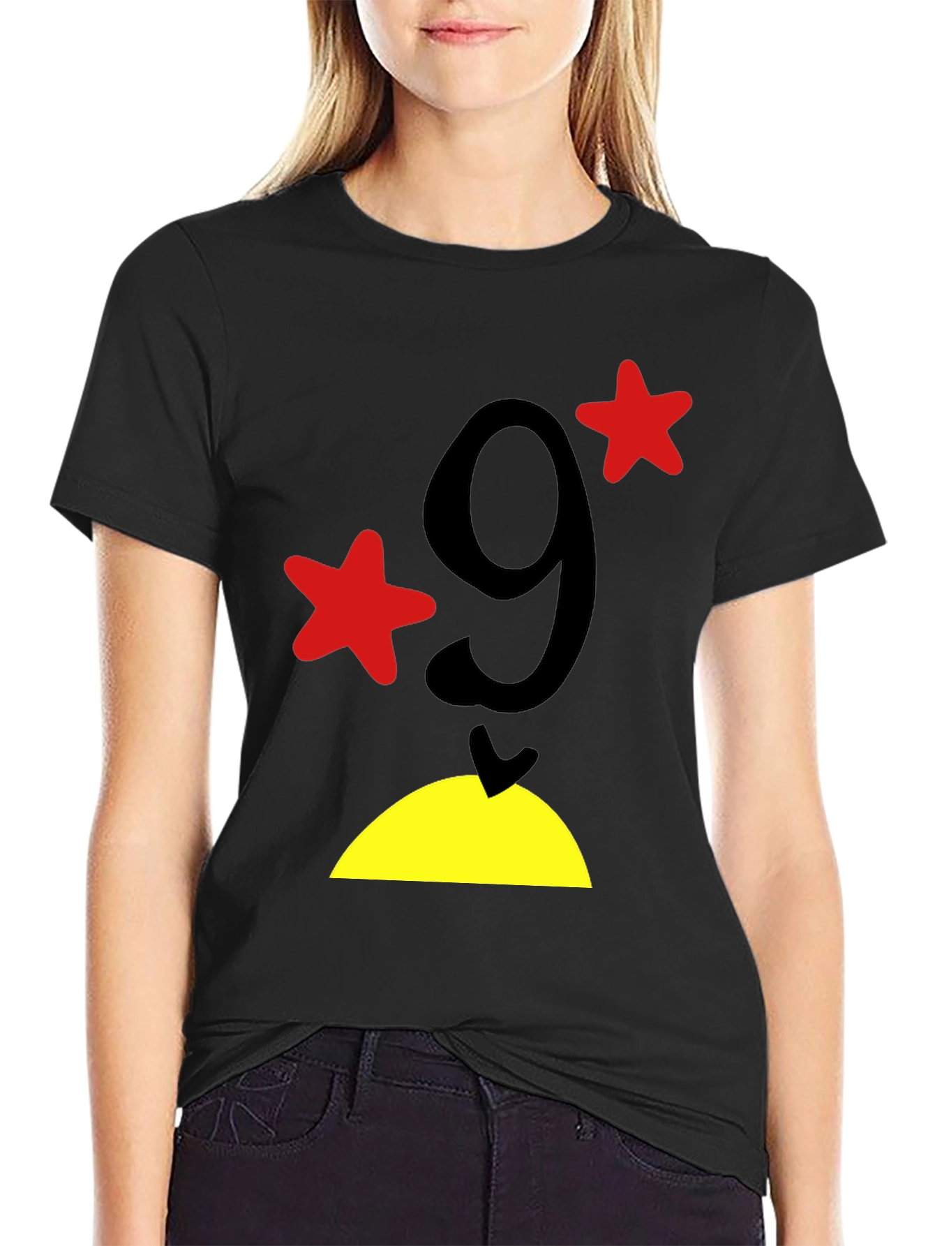 Funny Number 9 Graphic T-Shirt