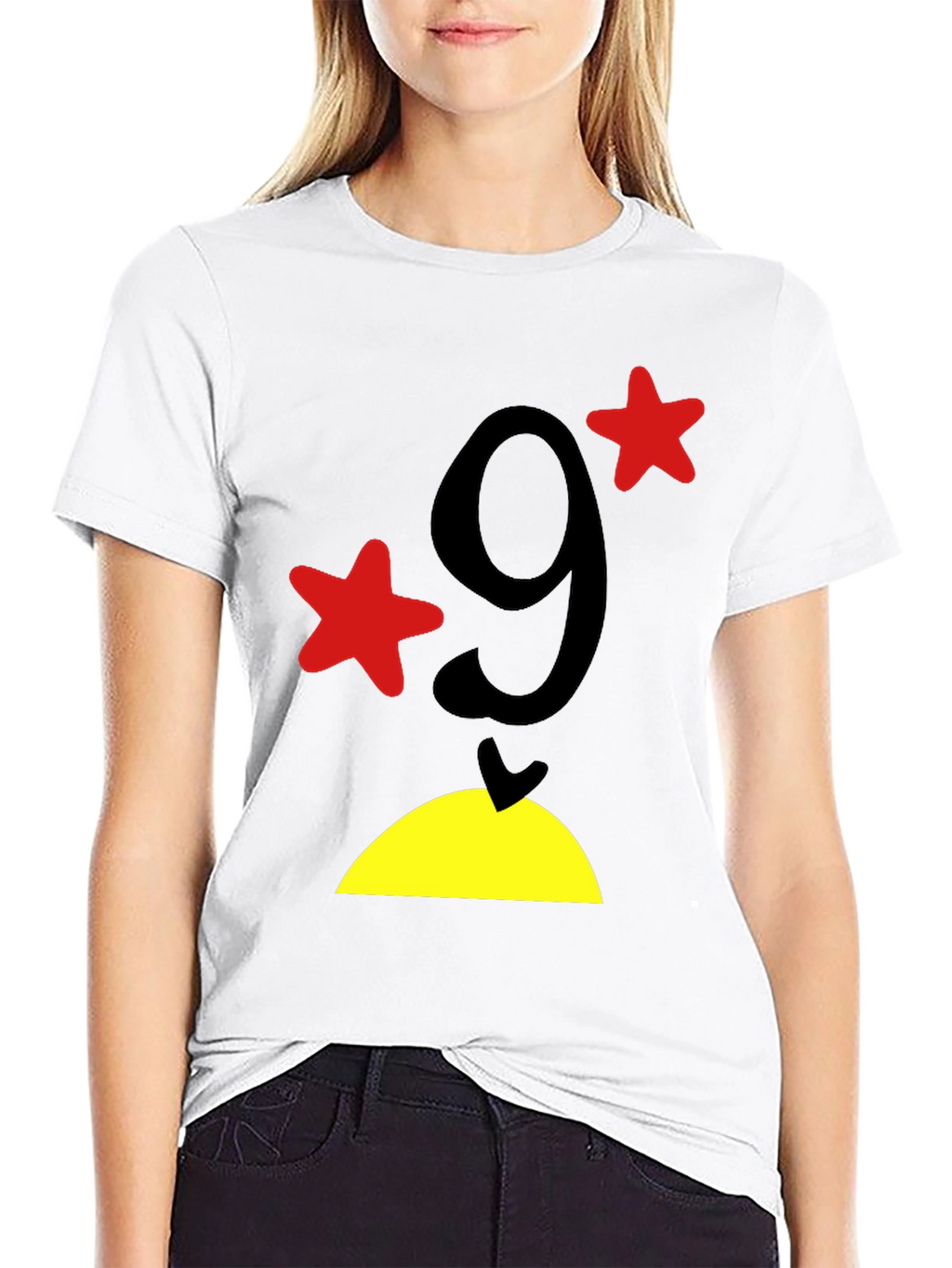 Funny Number 9 Graphic T-Shirt