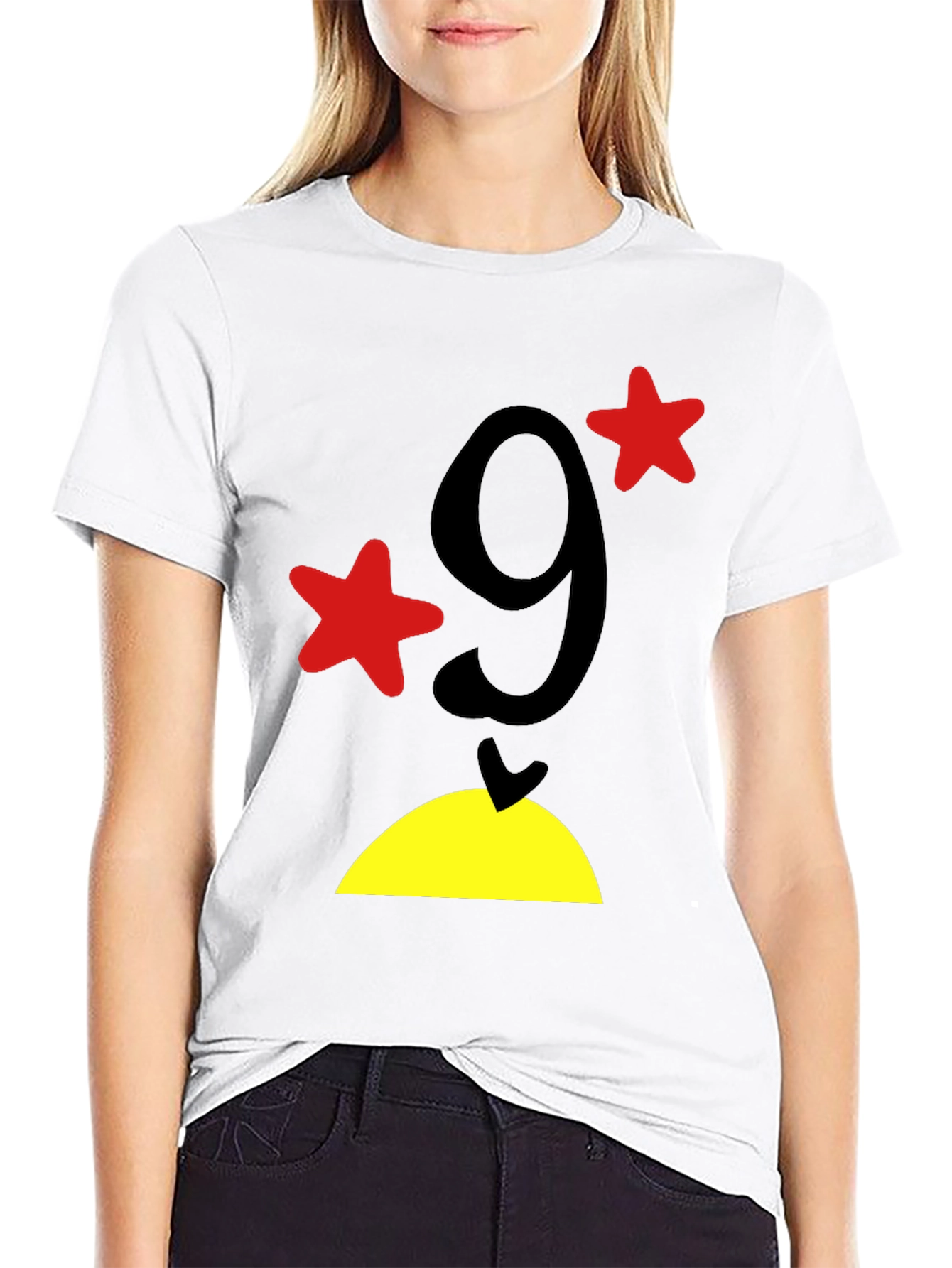 Funny Number 9 Graphic T-Shirt