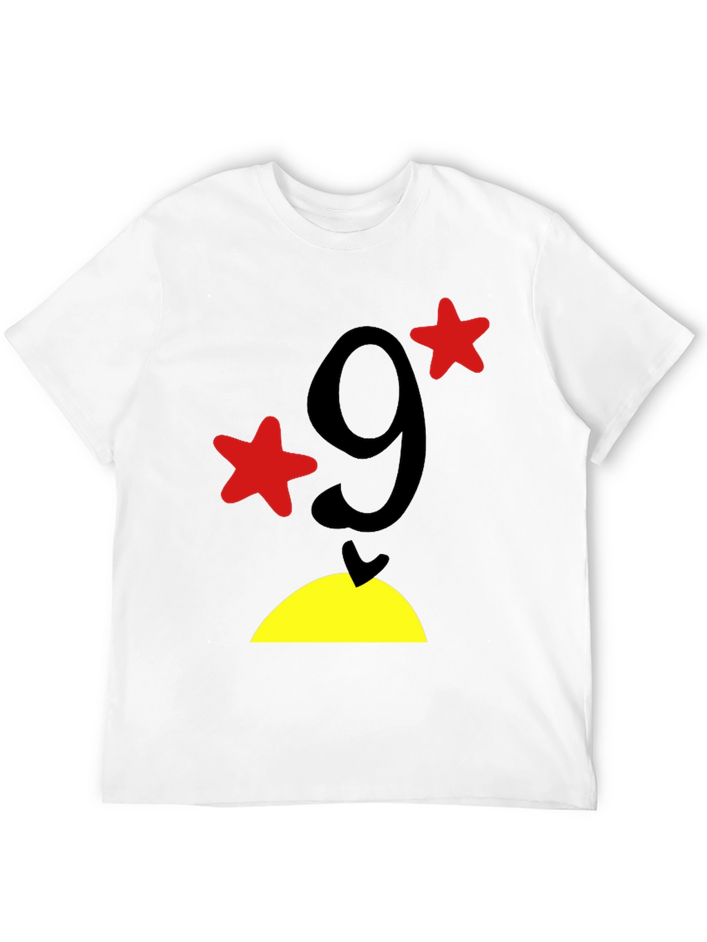 Funny Number 9 Graphic T-Shirt