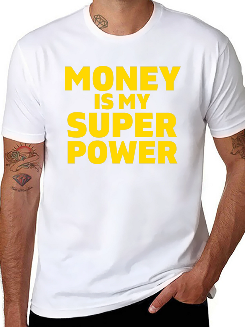 Money Is My Superpower T-Shirt - Black