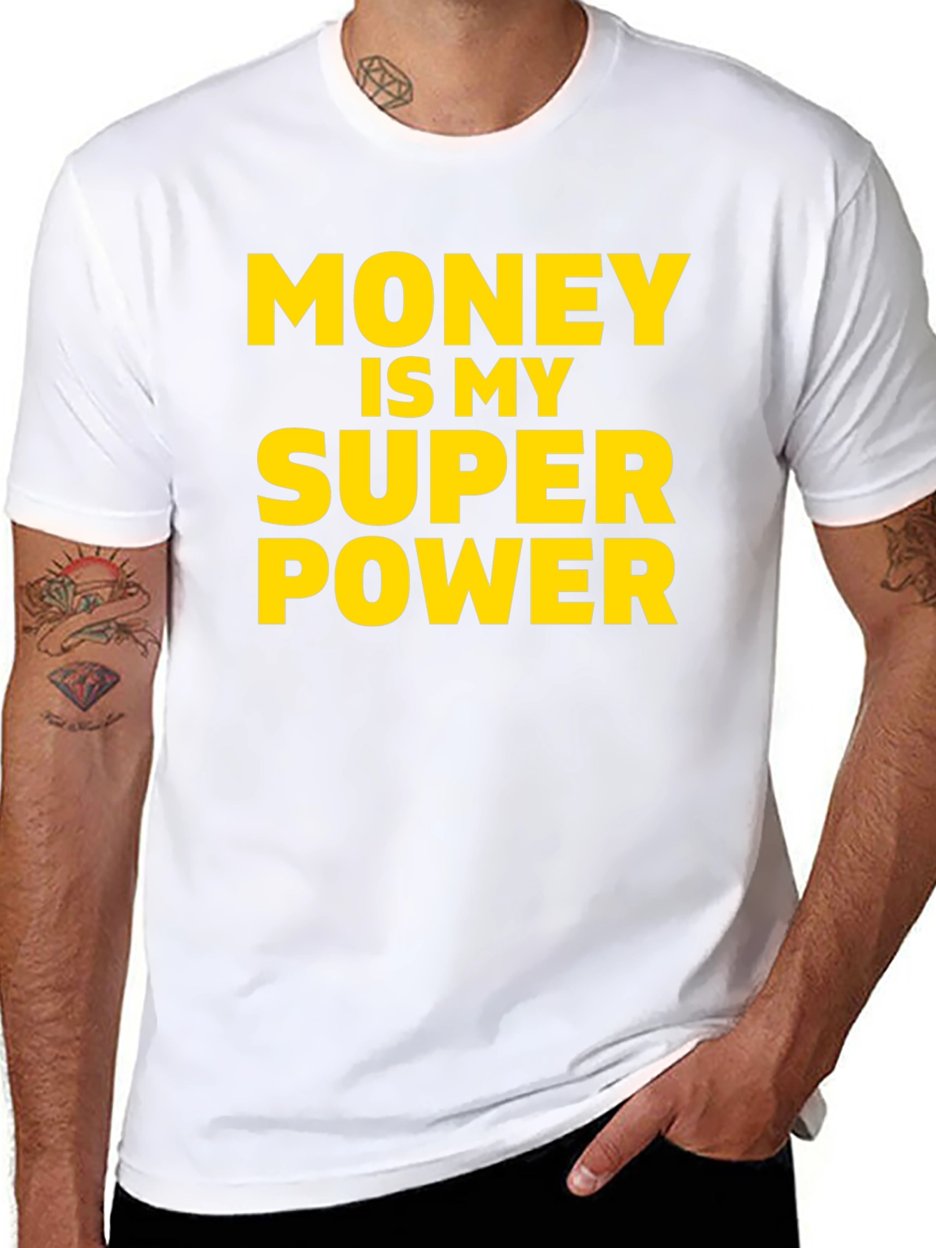 Money Is My Superpower T-Shirt - Black
