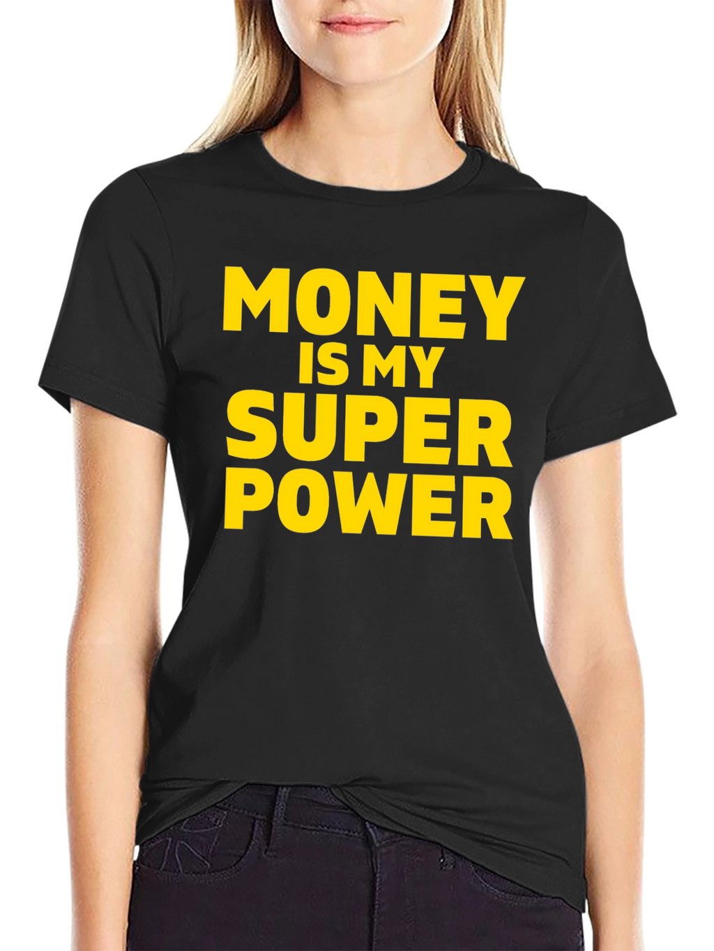 Money Is My Superpower T-Shirt - Black