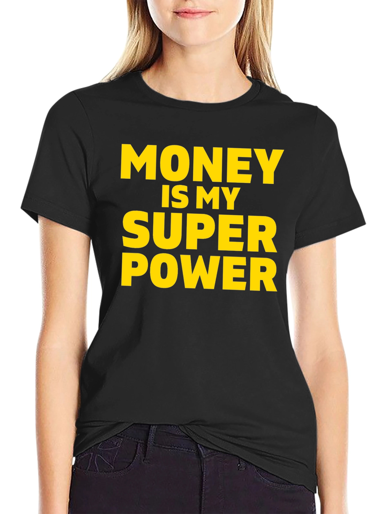 Money Is My Superpower T-Shirt - Black