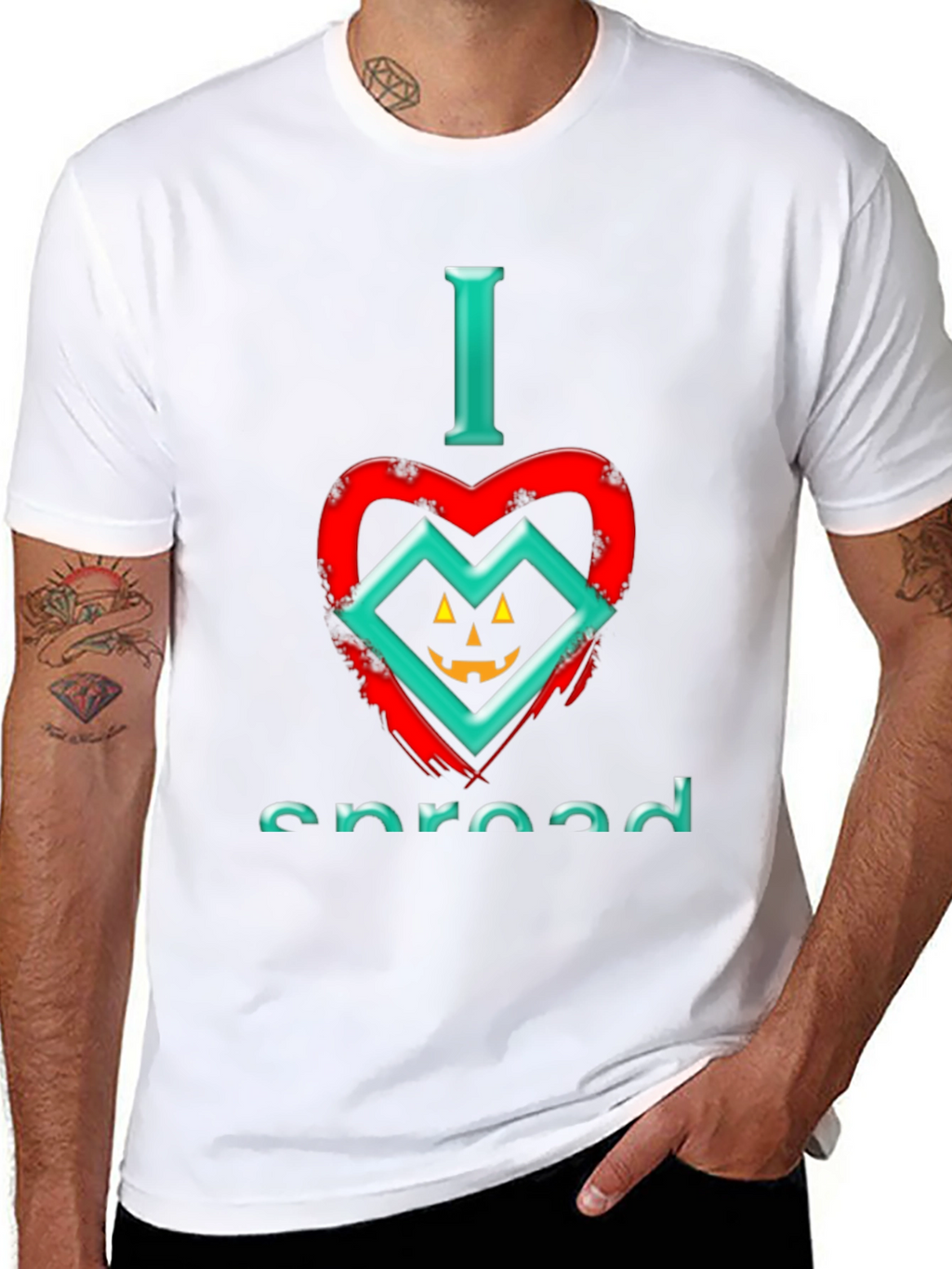 I Love Spread Pumpkin Graphic Tee