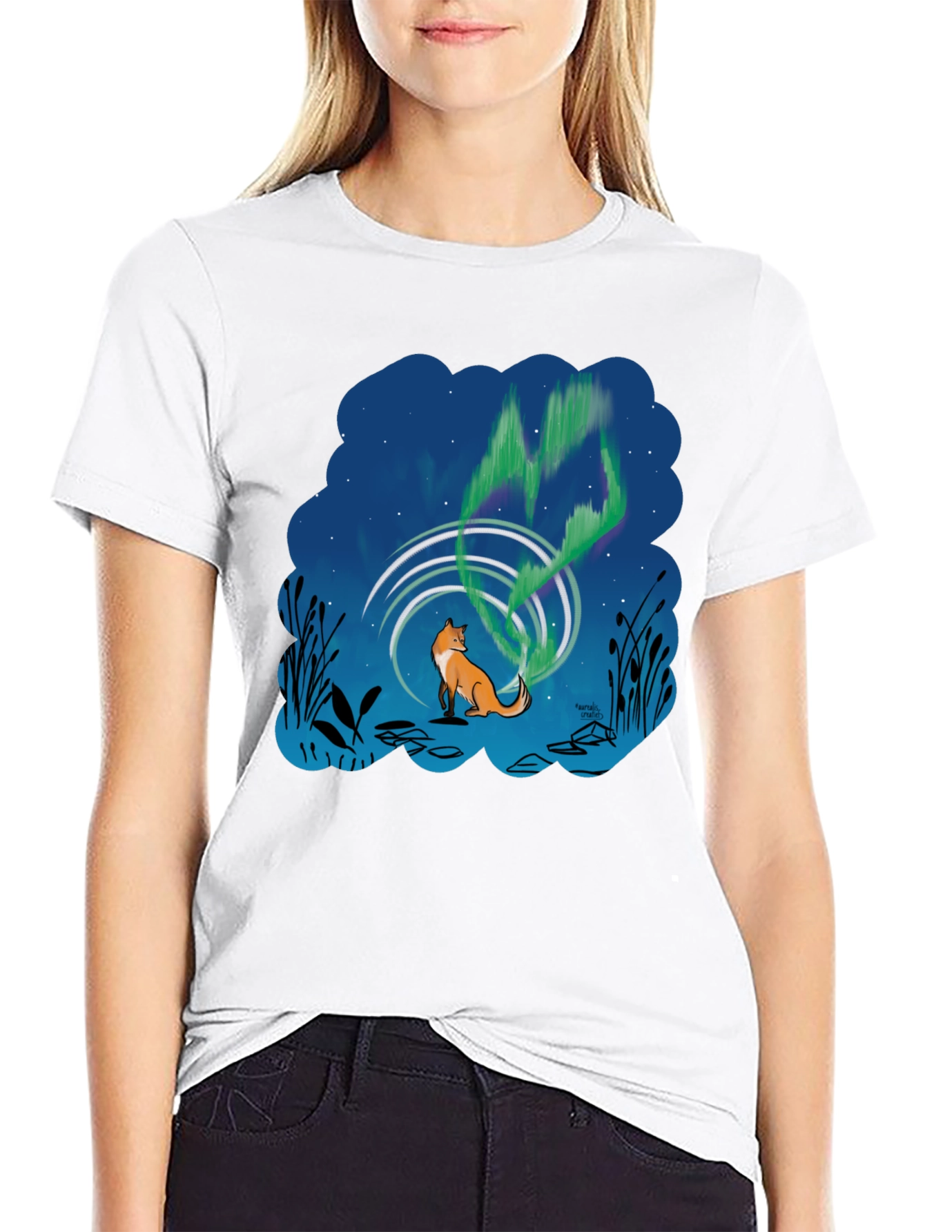 Fox Northern Lights Graphic T-Shirt