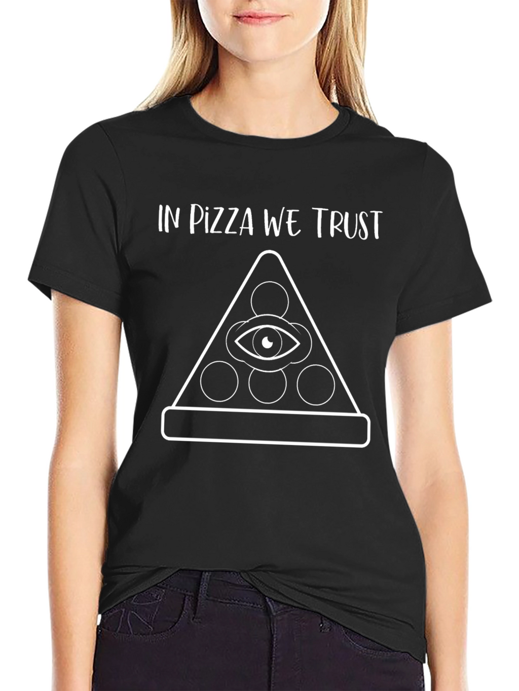 In Pizza We Trust Graphic T-Shirt