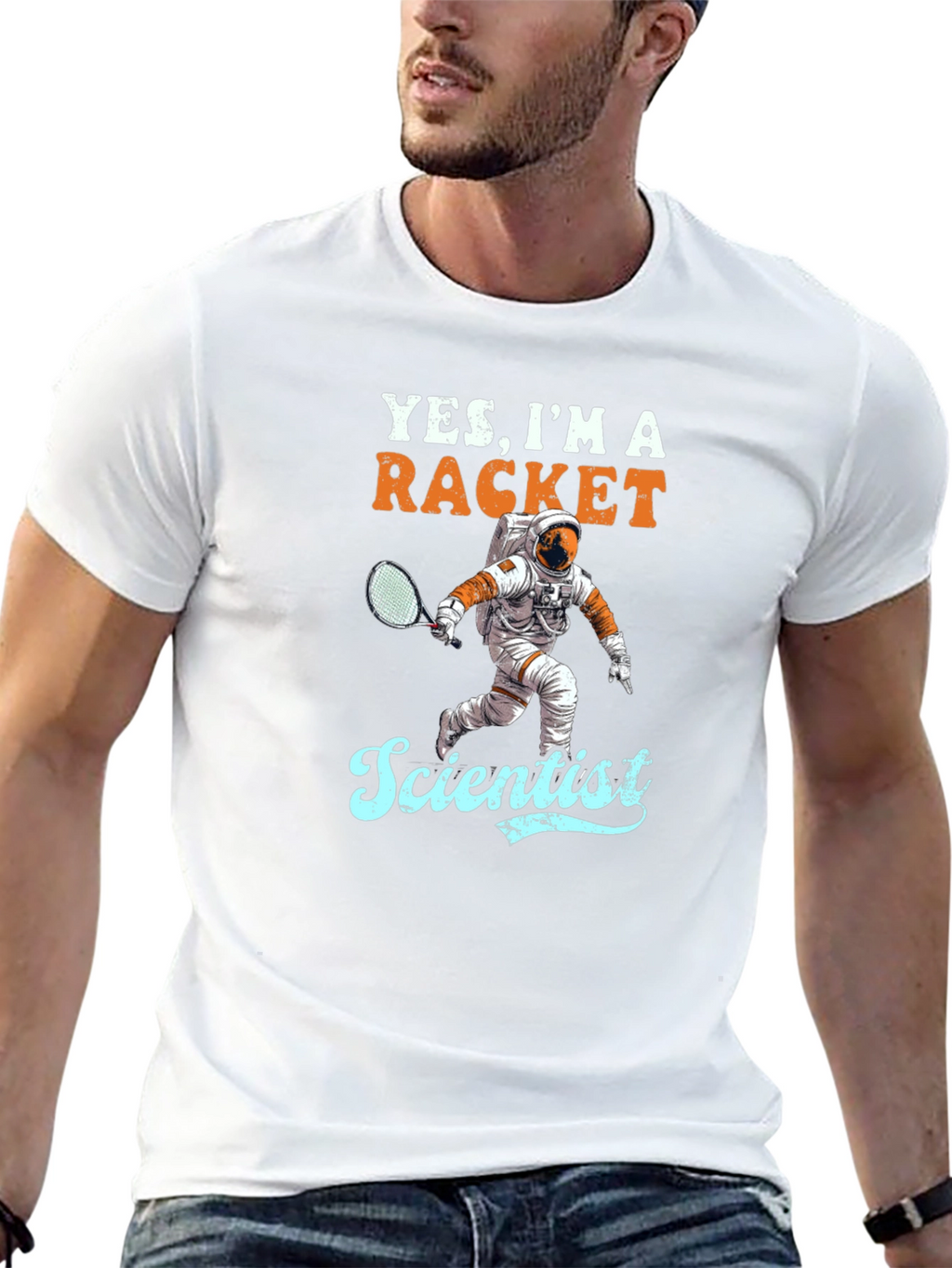 Yes Im a Racket Scientist T-Shirt