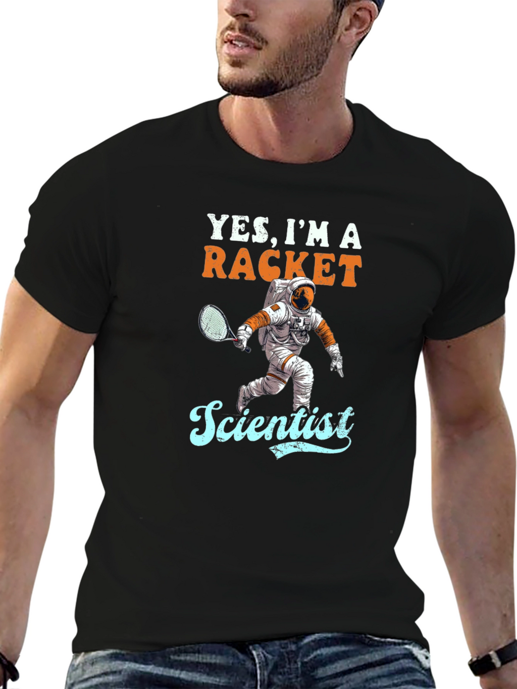 Yes Im a Racket Scientist T-Shirt