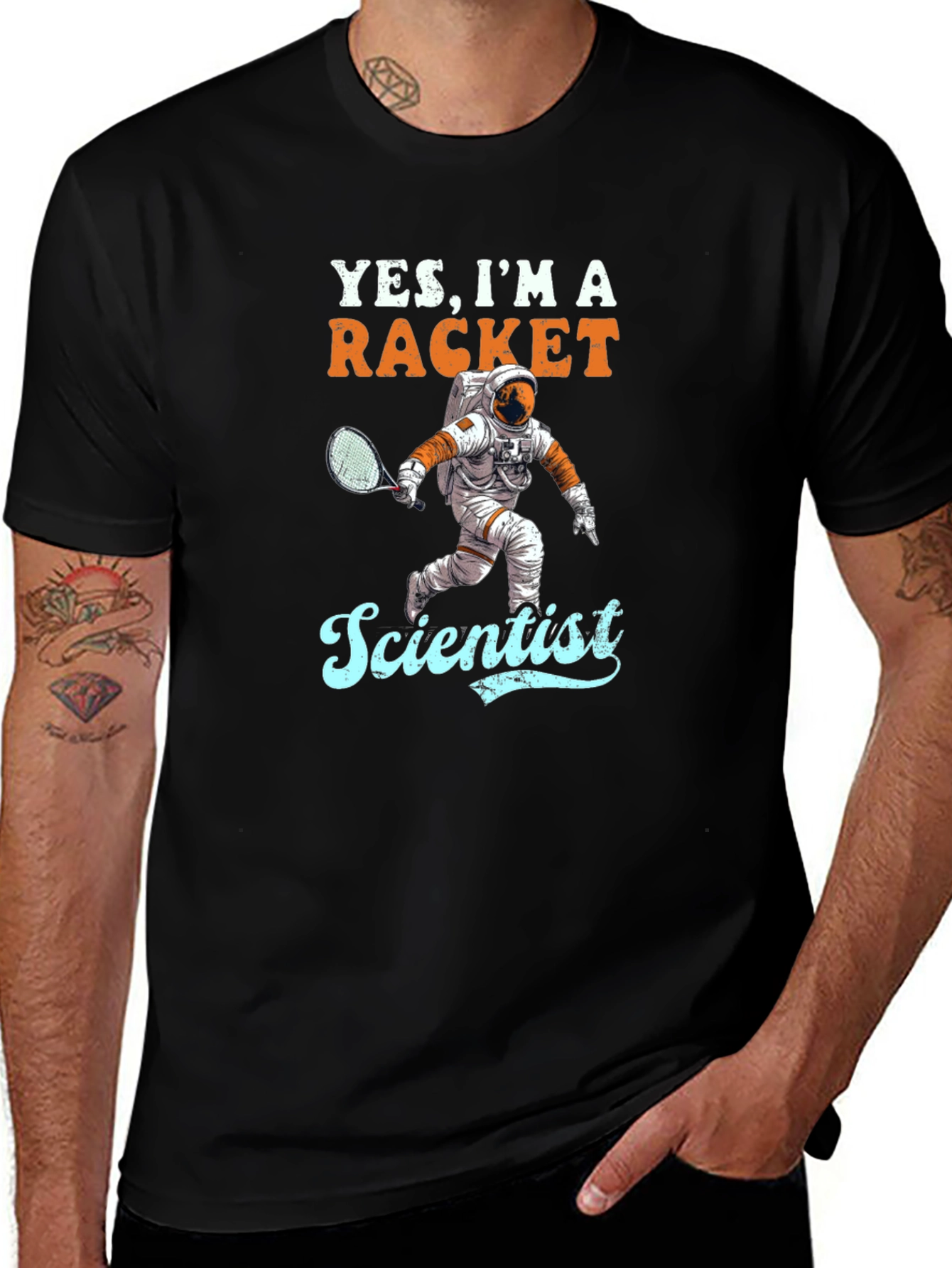 Yes Im a Racket Scientist T-Shirt