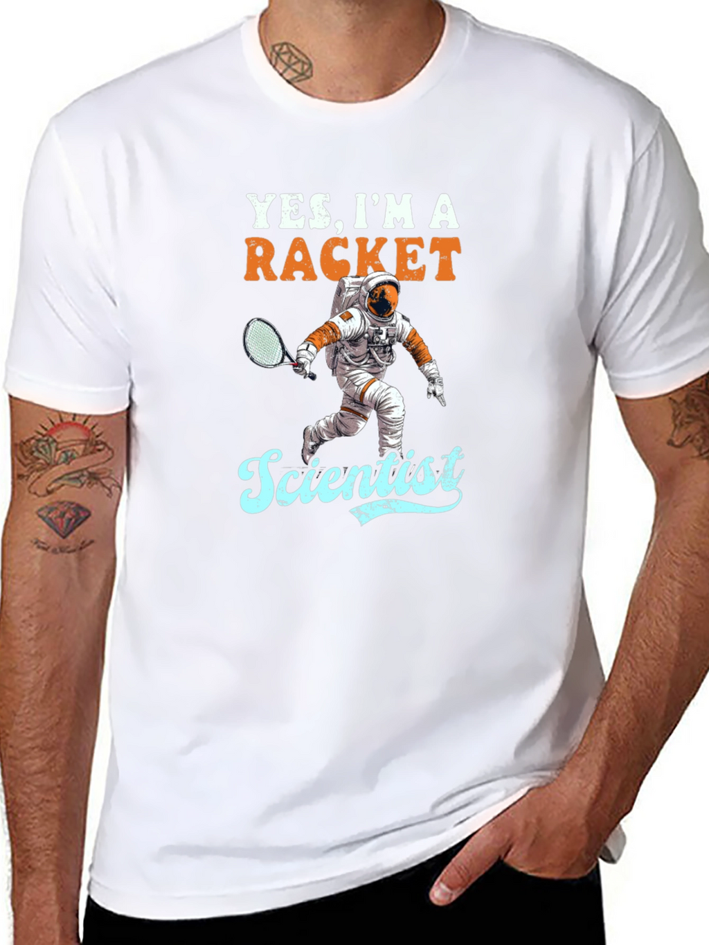 Yes Im a Racket Scientist T-Shirt