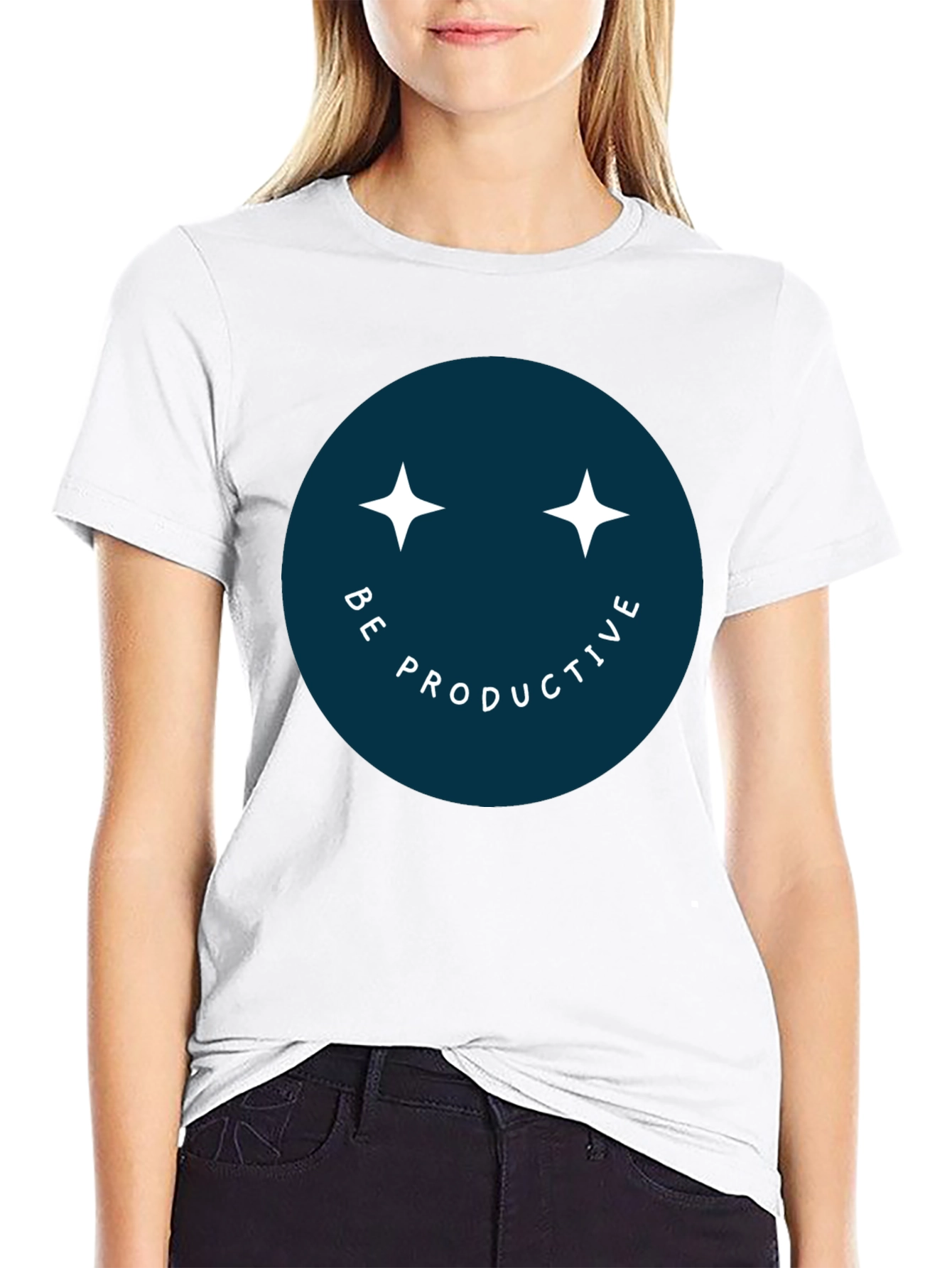 Be Productive Smiley Face T-Shirt