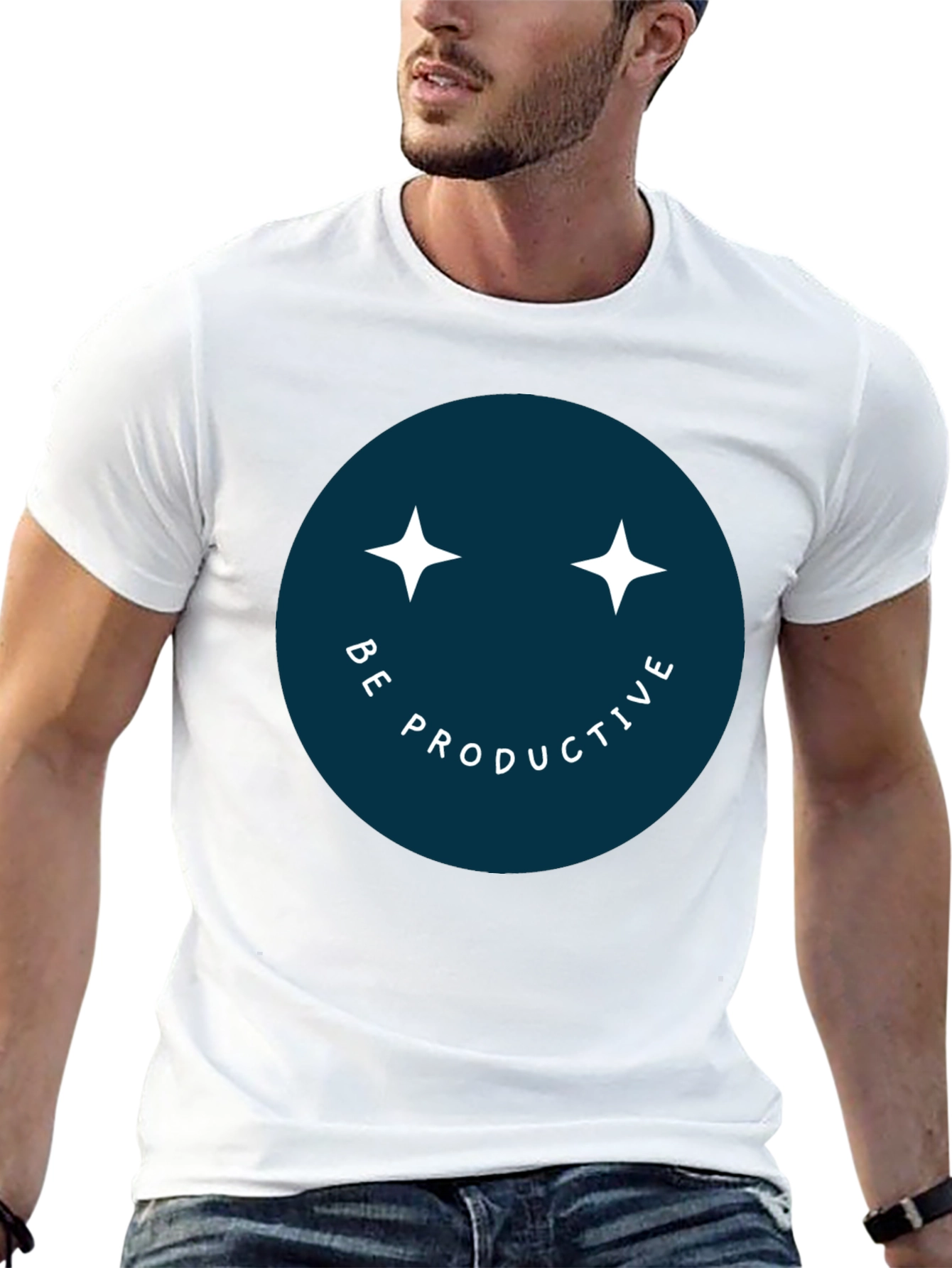 Be Productive Smiley Face T-Shirt