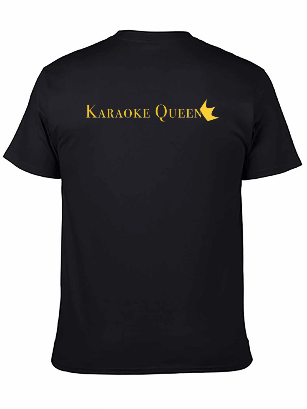 Karaoke Queen Black T-Shirt - Sing Your Heart Out!