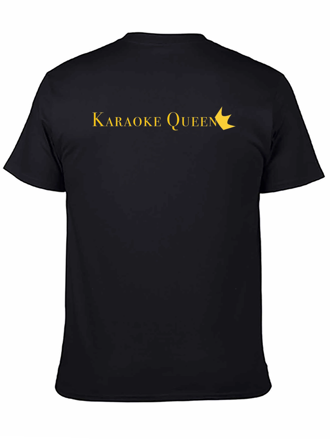 Karaoke Queen Black T-Shirt - Sing Your Heart Out!