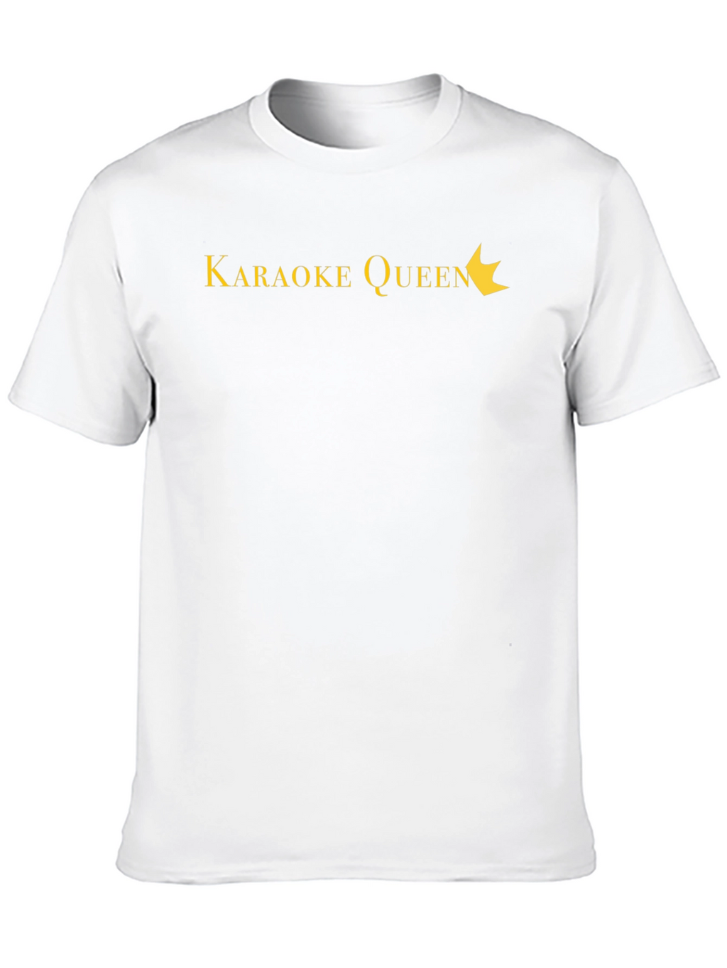 Karaoke Queen Black T-Shirt - Sing Your Heart Out!