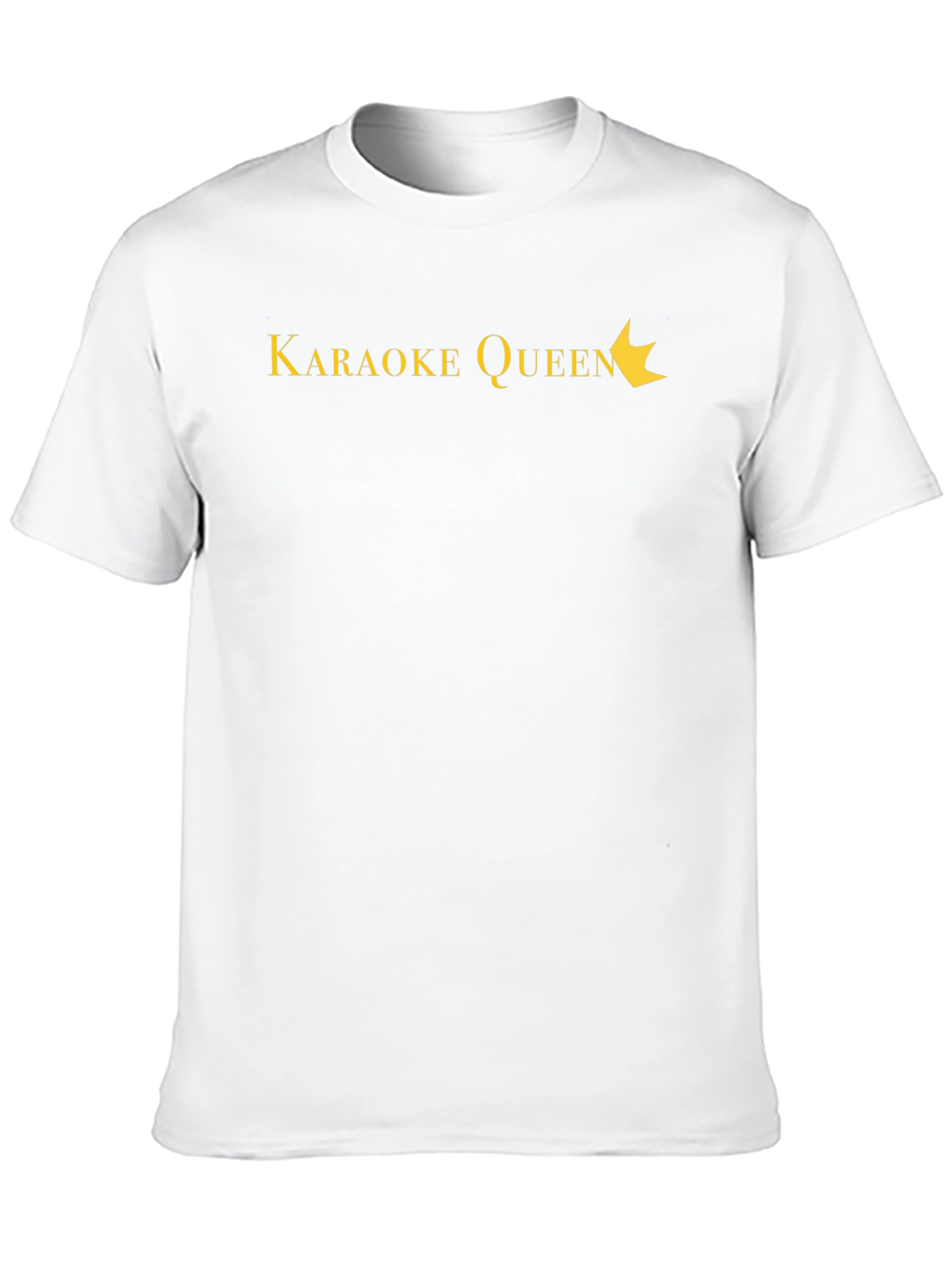 Karaoke Queen Black T-Shirt - Sing Your Heart Out!