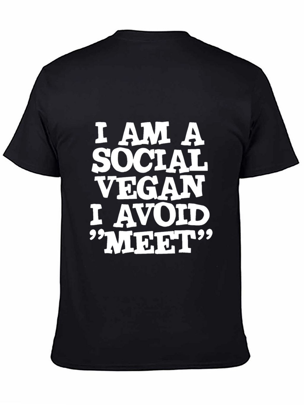 Social Vegan T-Shirt - Funny Vegan Lifestyle Tee