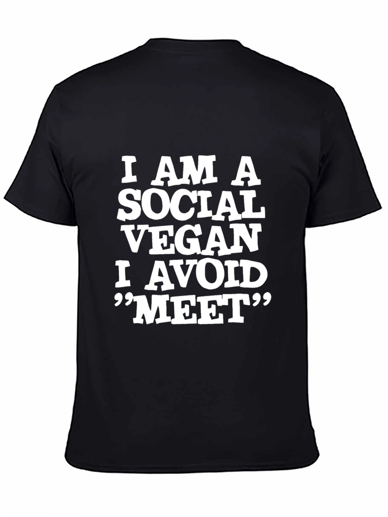Social Vegan T-Shirt - Funny Vegan Lifestyle Tee