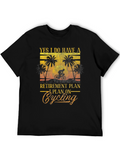 Cycling Retirement Plan Graphic Tee